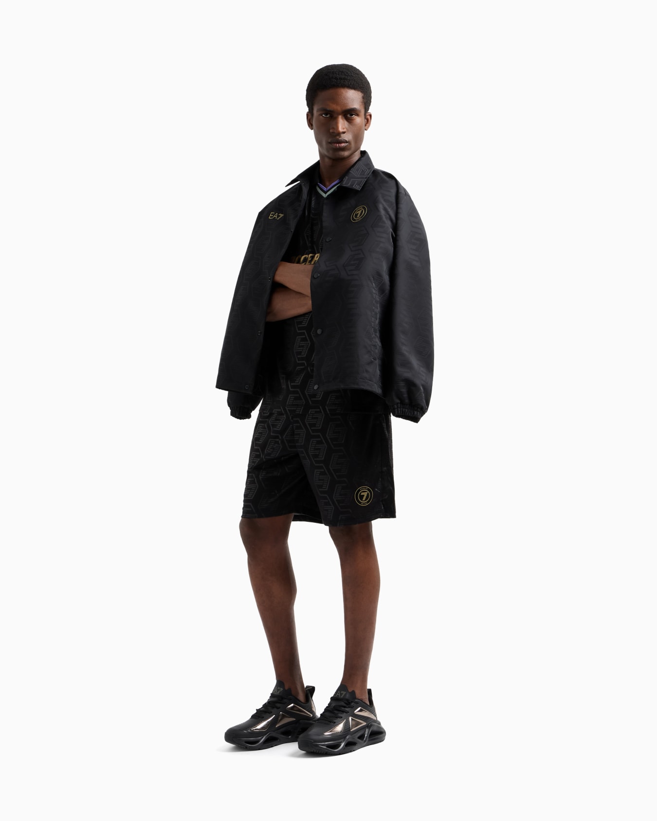 Soccer jersey T-shirt and shorts set Slide 1