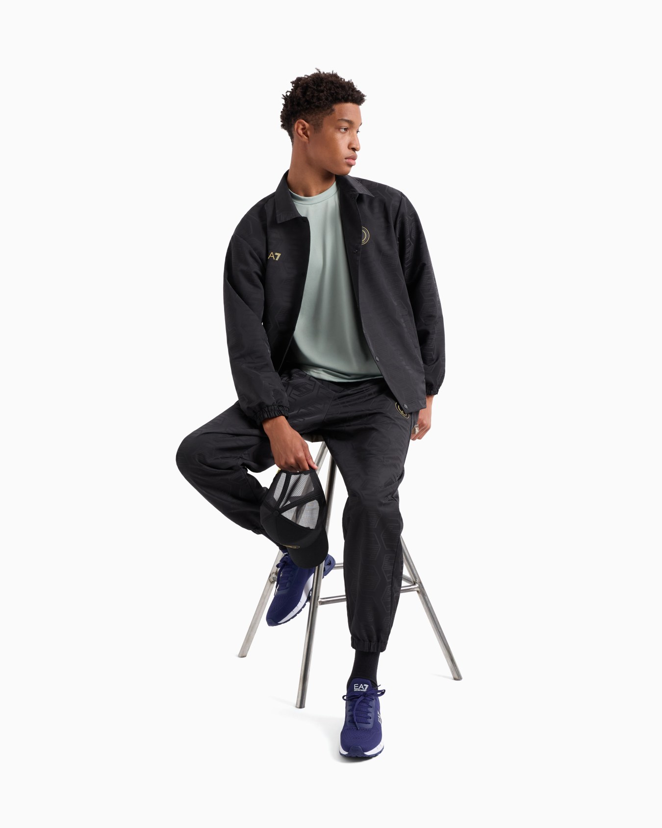 Pantalon Soccer en tissu jacquard Diapositive 1
