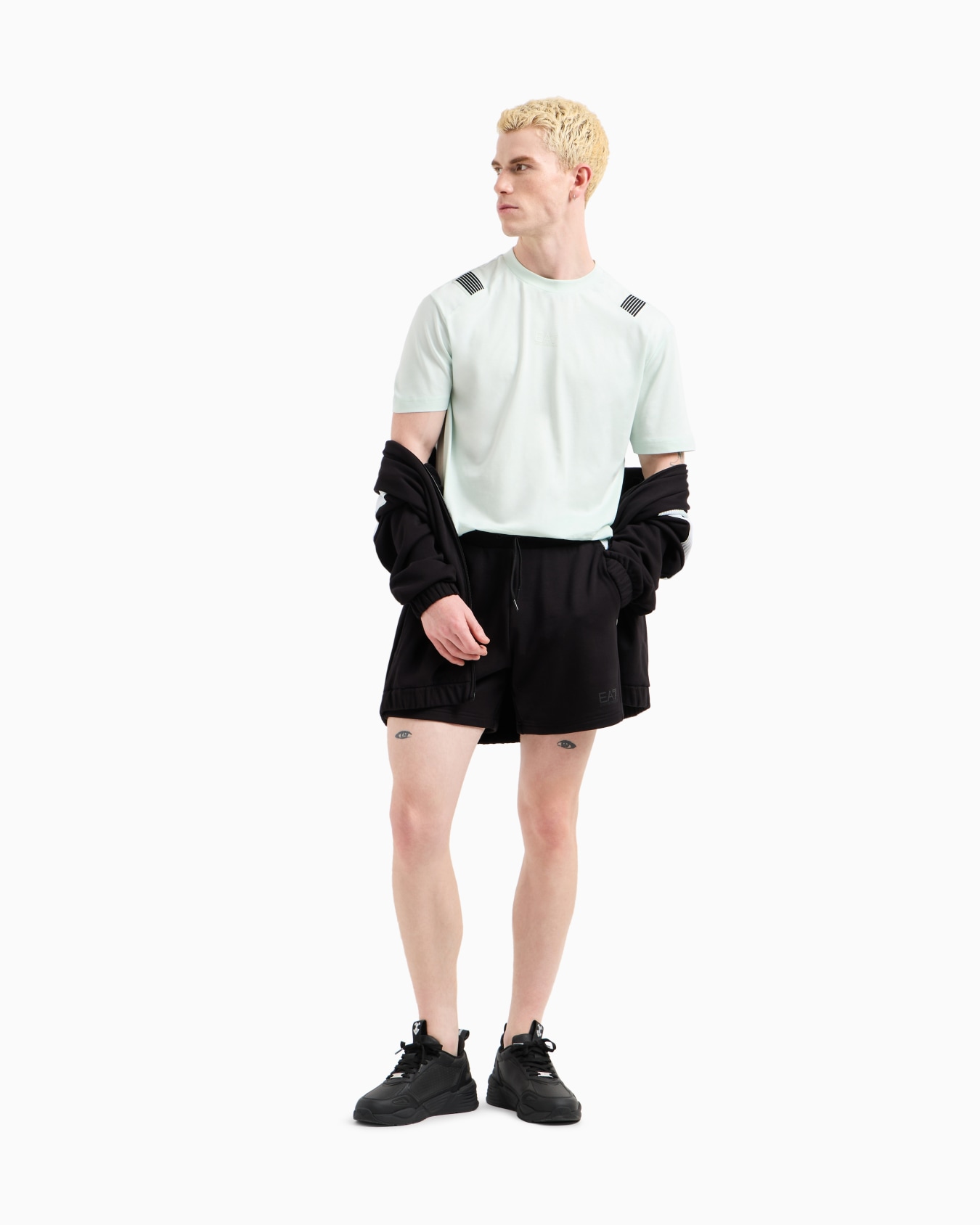 7 Lines cotton jersey crew-neck T-shirt Slide 1