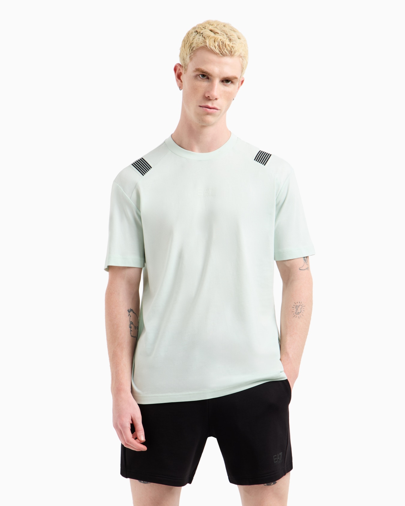 7 Lines cotton jersey crew-neck T-shirt Slide 3