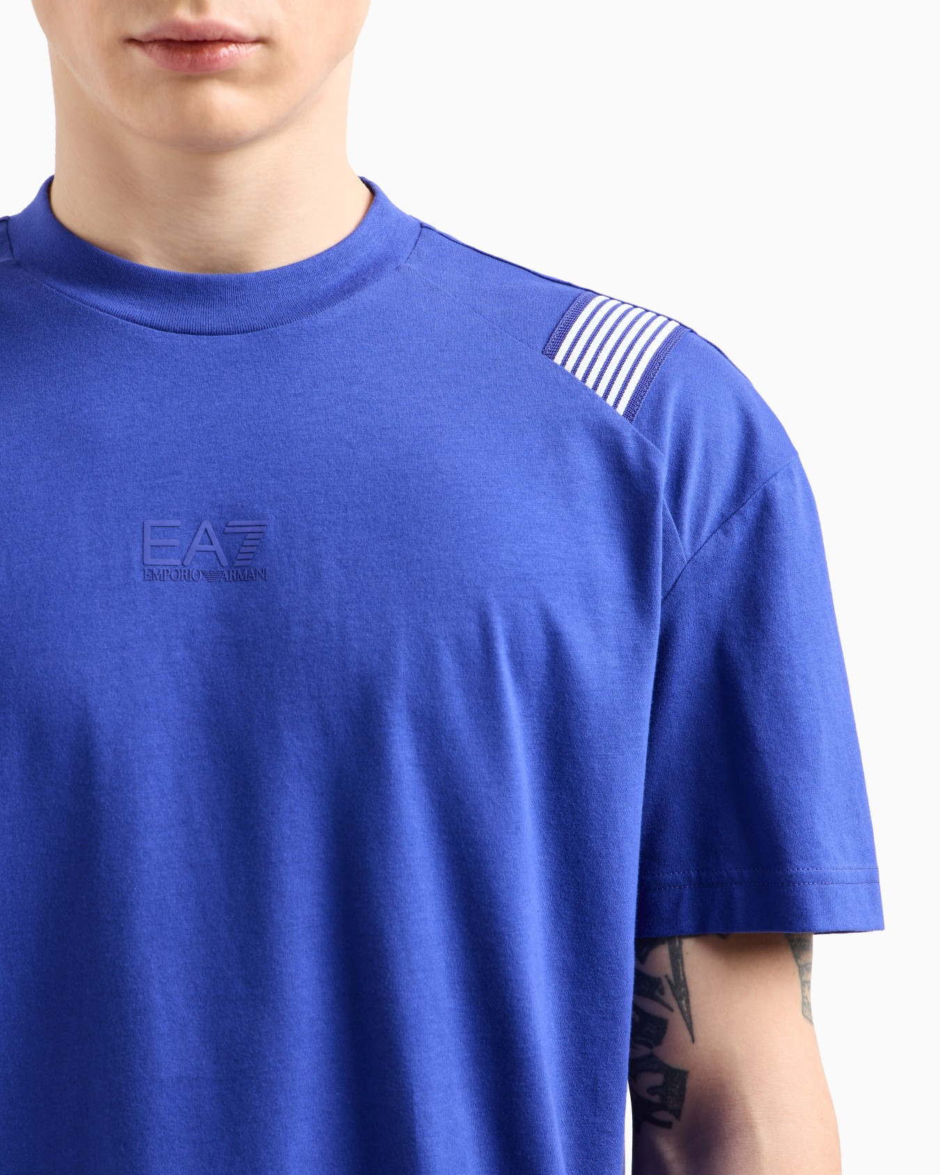 7 Lines cotton jersey crew-neck T-shirt Slide 4