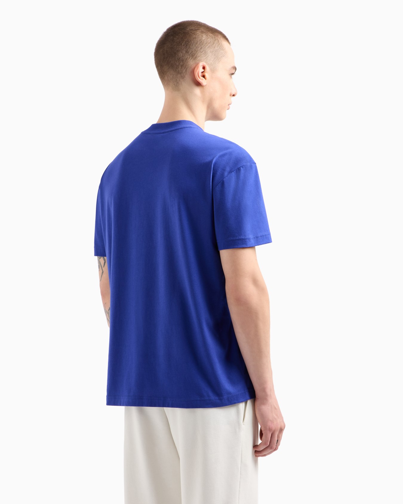 7 Lines cotton jersey crew-neck T-shirt Slide 2
