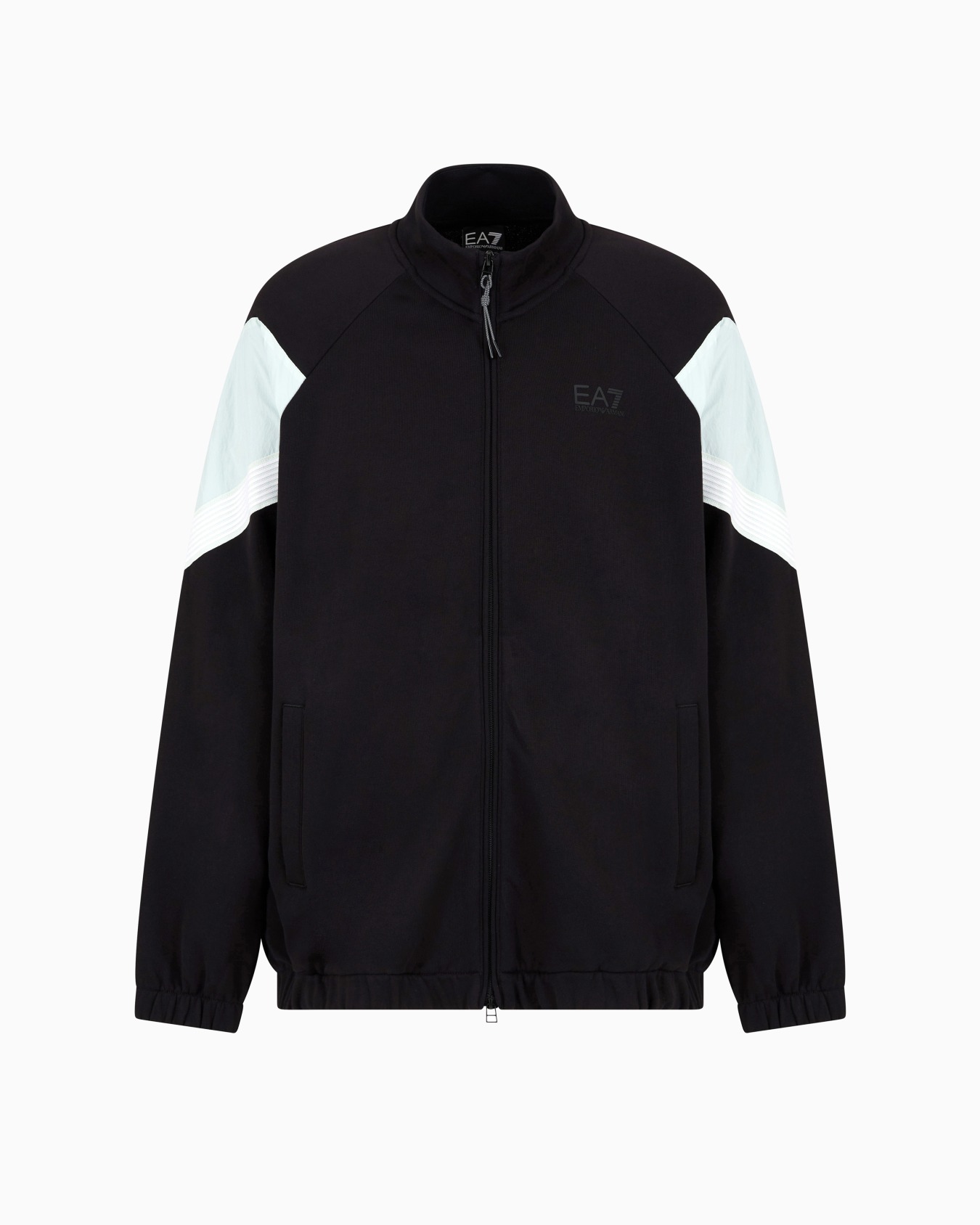 7 Lines cotton jersey zip-up sweatshirt Slide 0