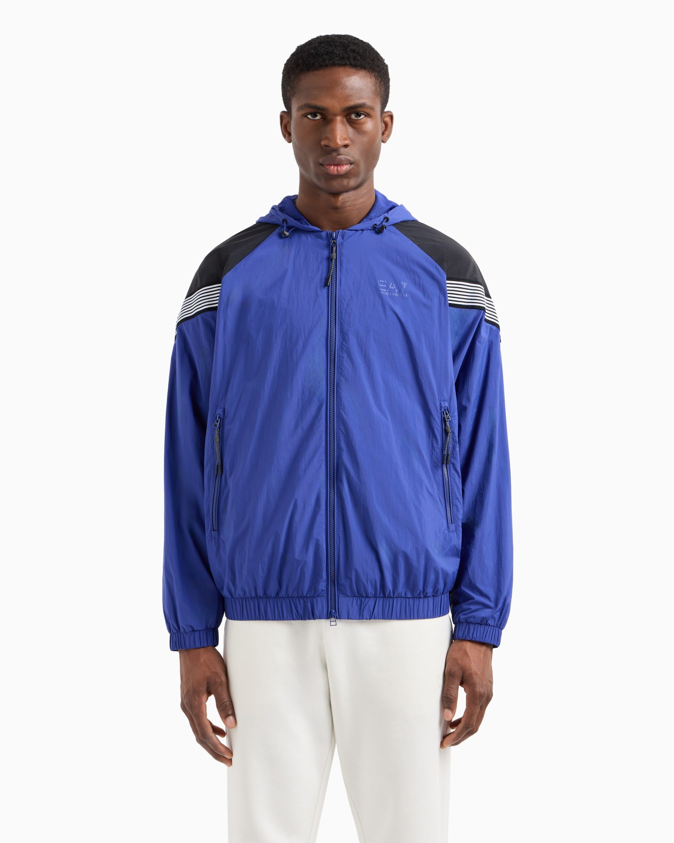 7 Lines nylon hooded jacket Slide 3
