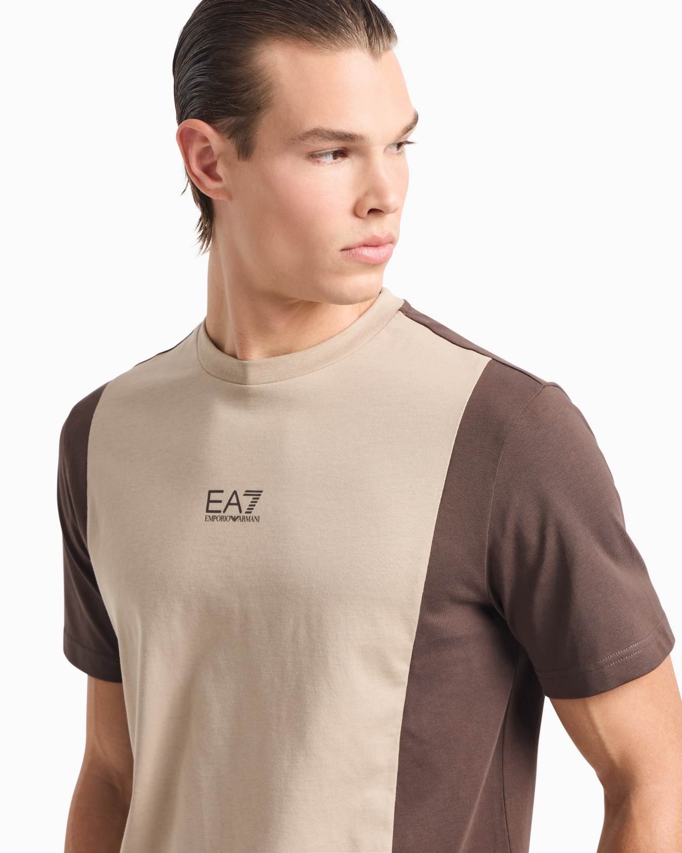 Summer Block cotton jersey crew-neck T-shirt Slide 4