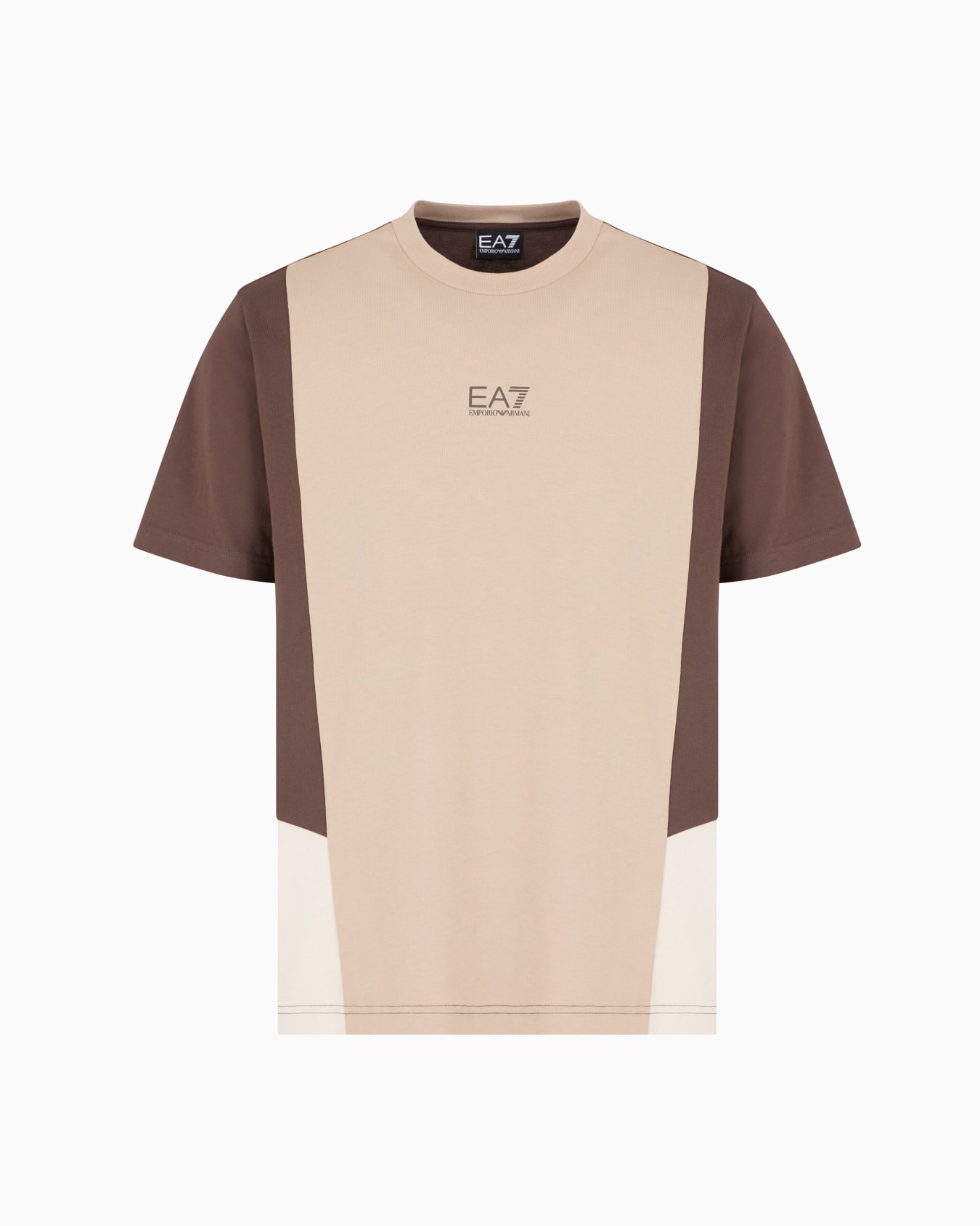 Summer Block cotton jersey crew-neck T-shirt Slide 0