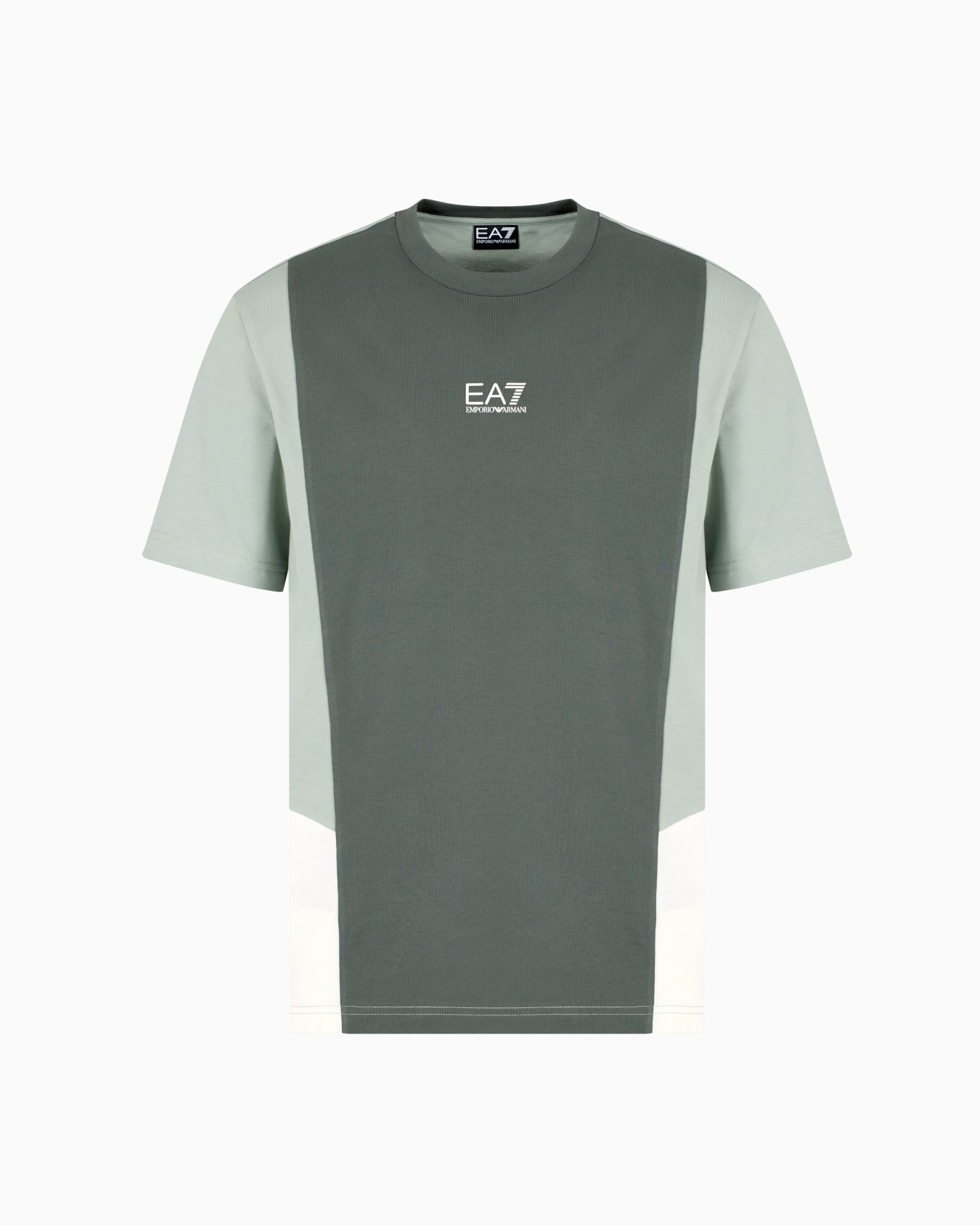 Summer Block cotton jersey crew-neck T-shirt Slide 0