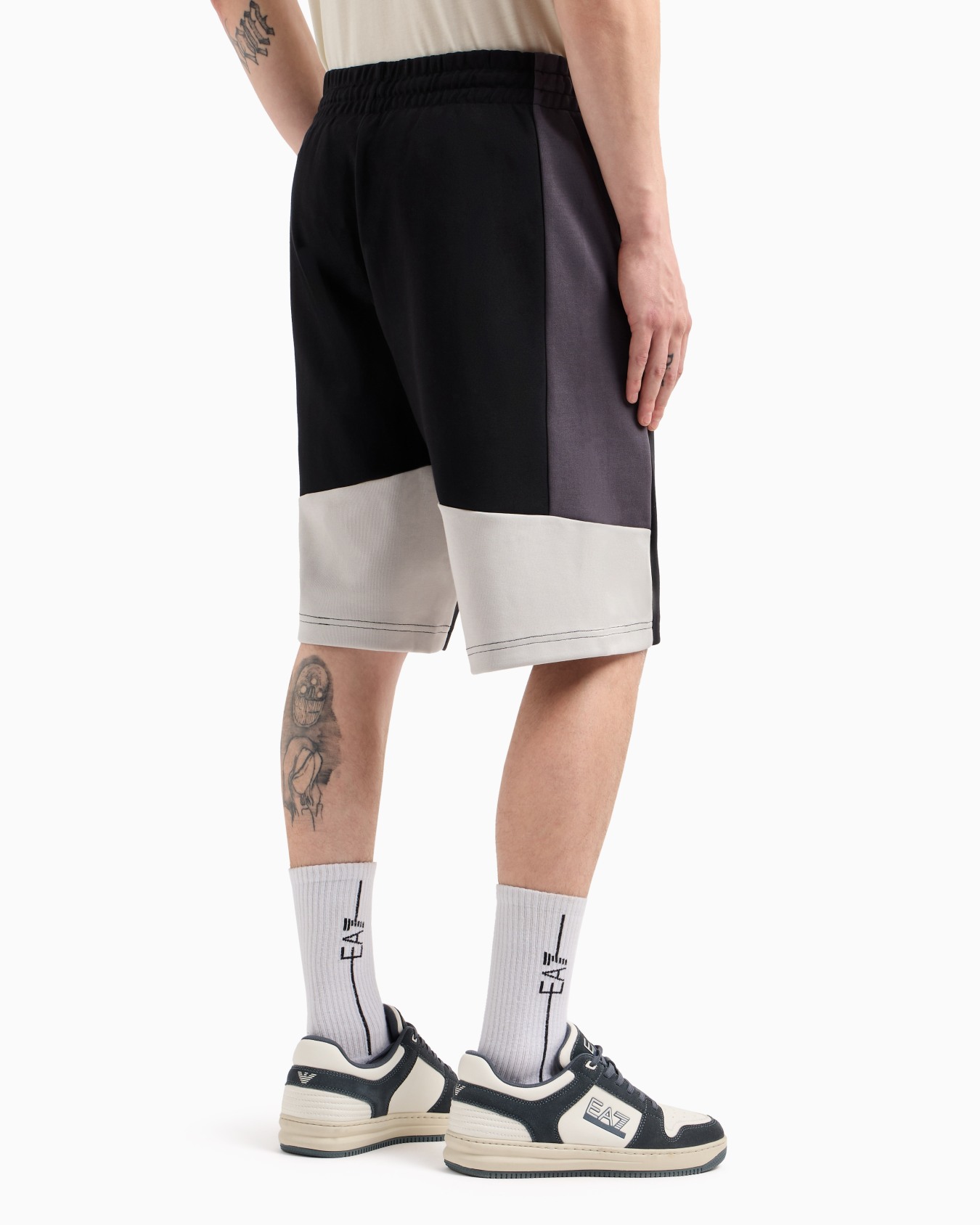 Summer Block cotton-blend Bermuda shorts Slide 2