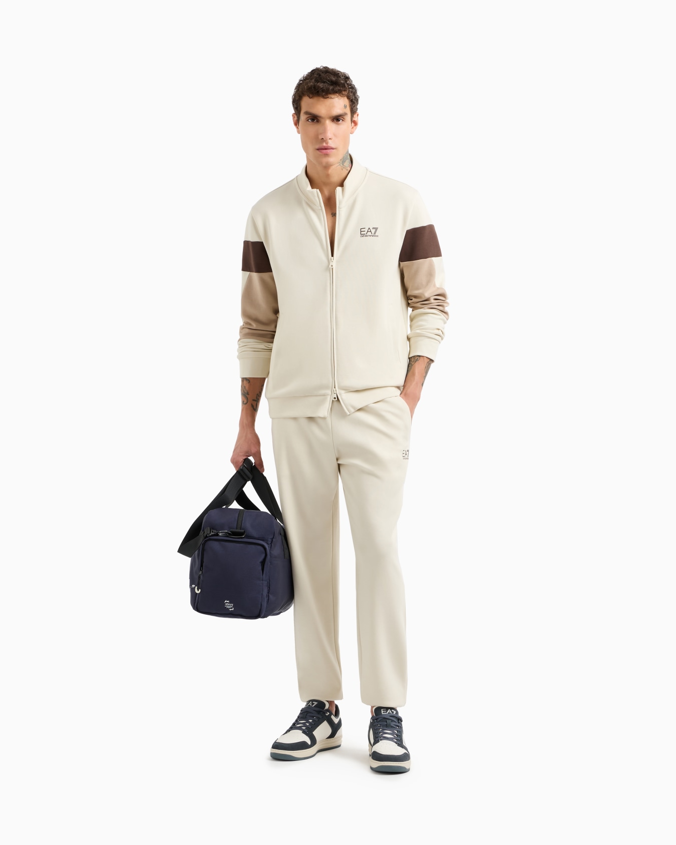 Summer Block cotton-blend tracksuit Slide 1