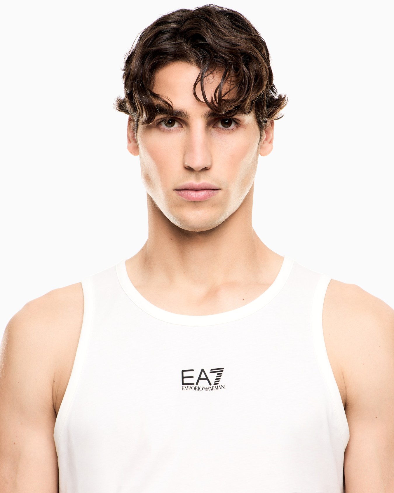 Core Identity cotton jersey tank top Slide 4