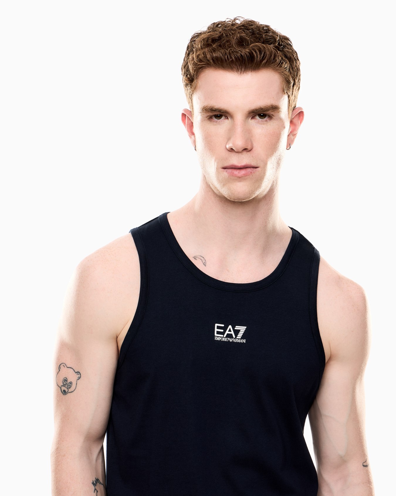 Core Identity cotton jersey tank top Slide 4