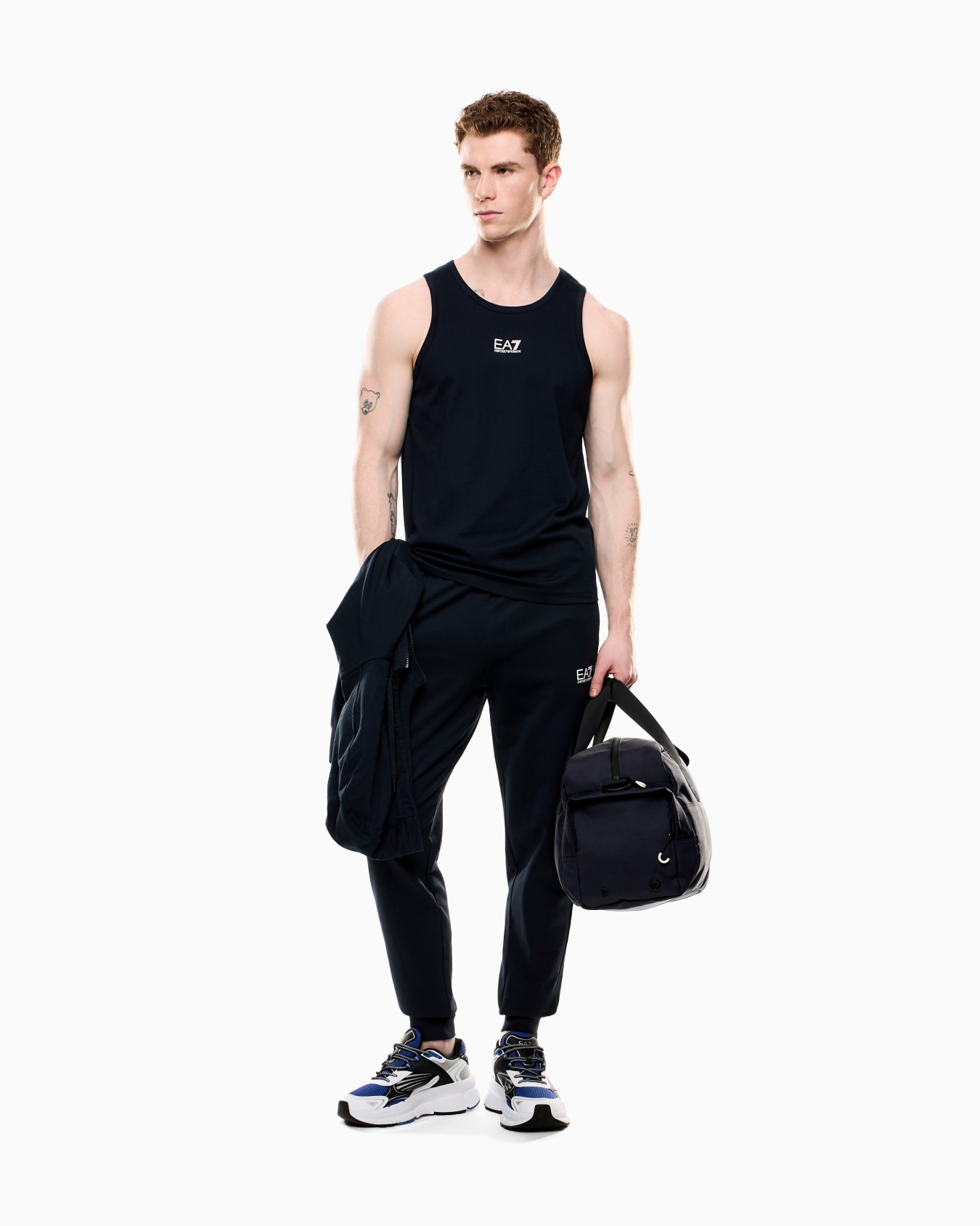 Core Identity cotton jersey tank top Slide 1