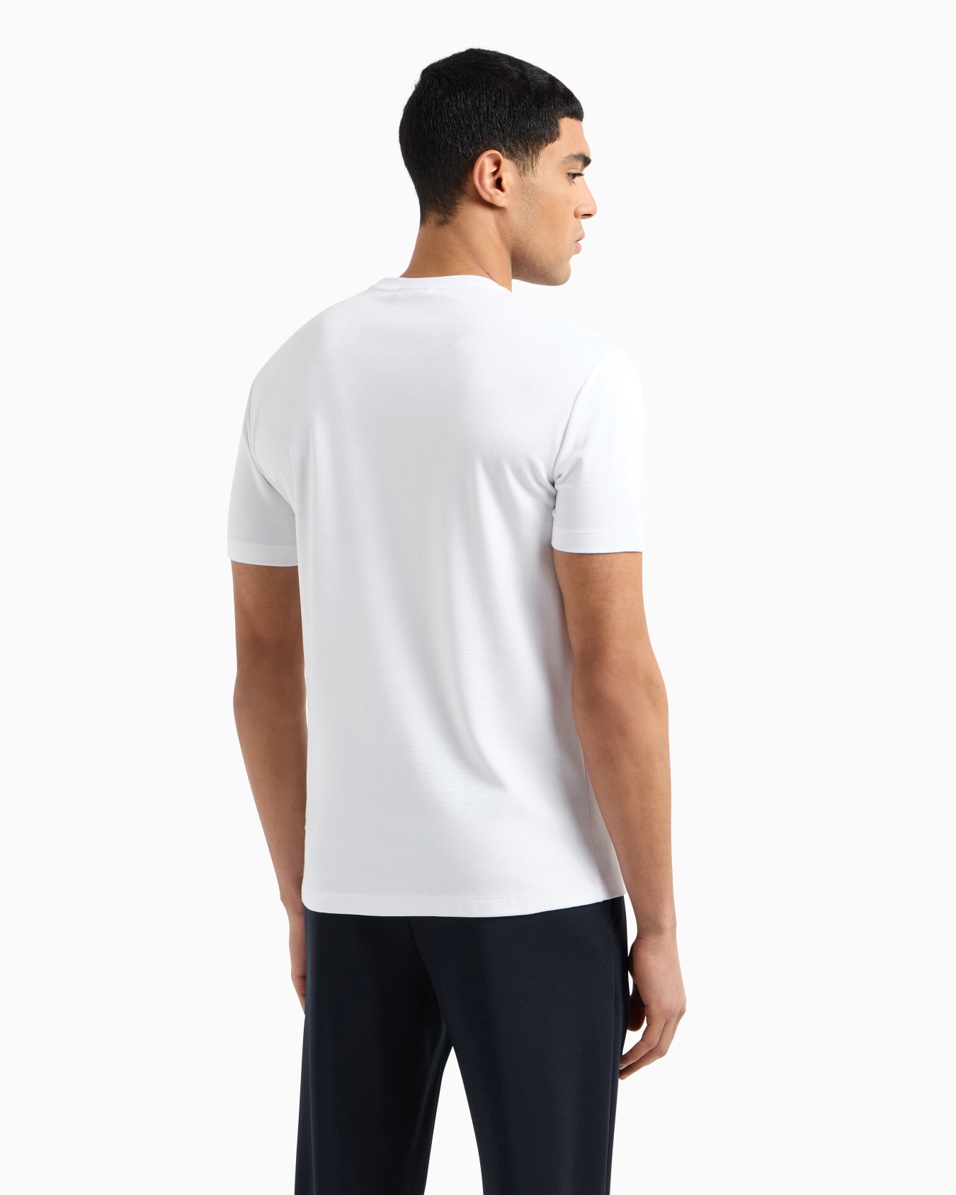 T-shirt girocollo Gold Label in jersey di viscosa Slide 2