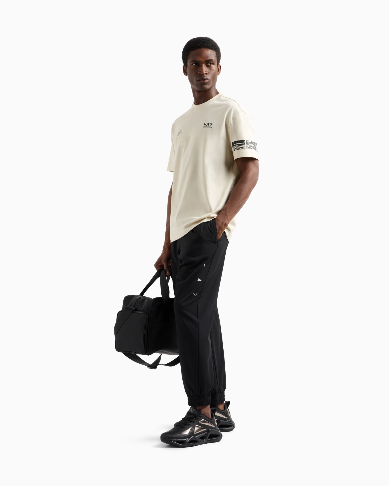Graphic Series cotton-jersey crew-neck T-shirt Slide 1