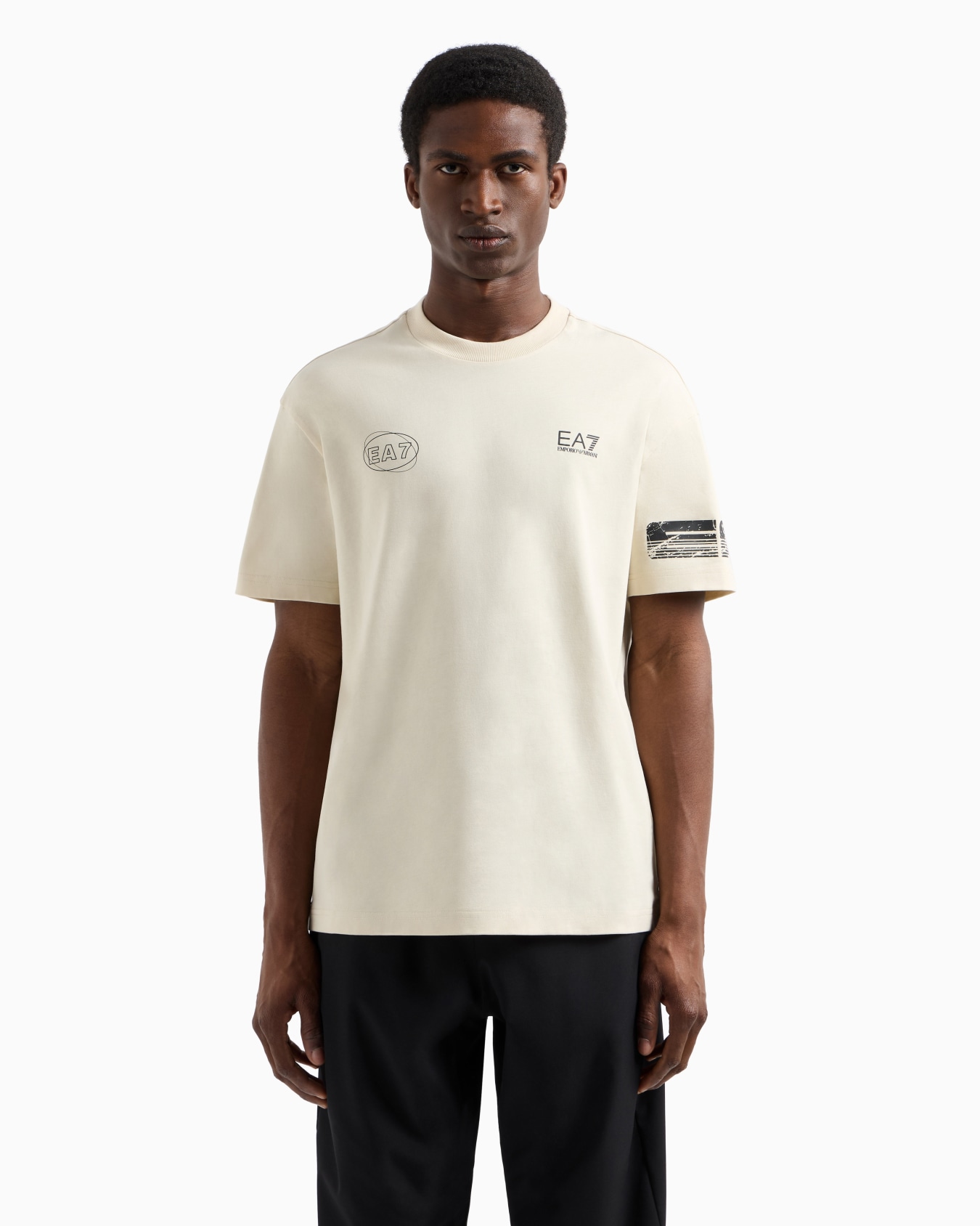 Graphic Series cotton-jersey crew-neck T-shirt Slide 3
