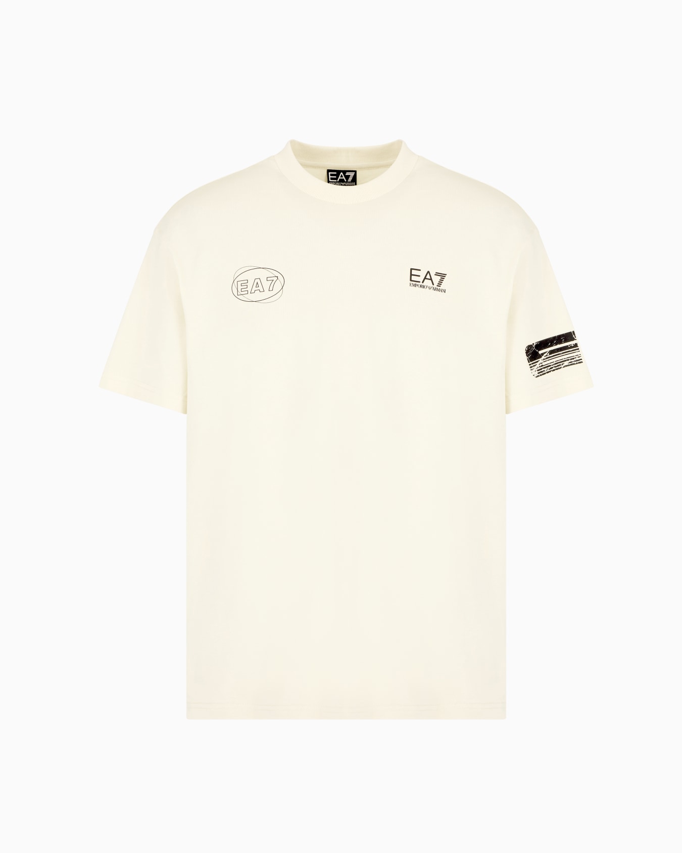 Graphic Series cotton-jersey crew-neck T-shirt Slide 0