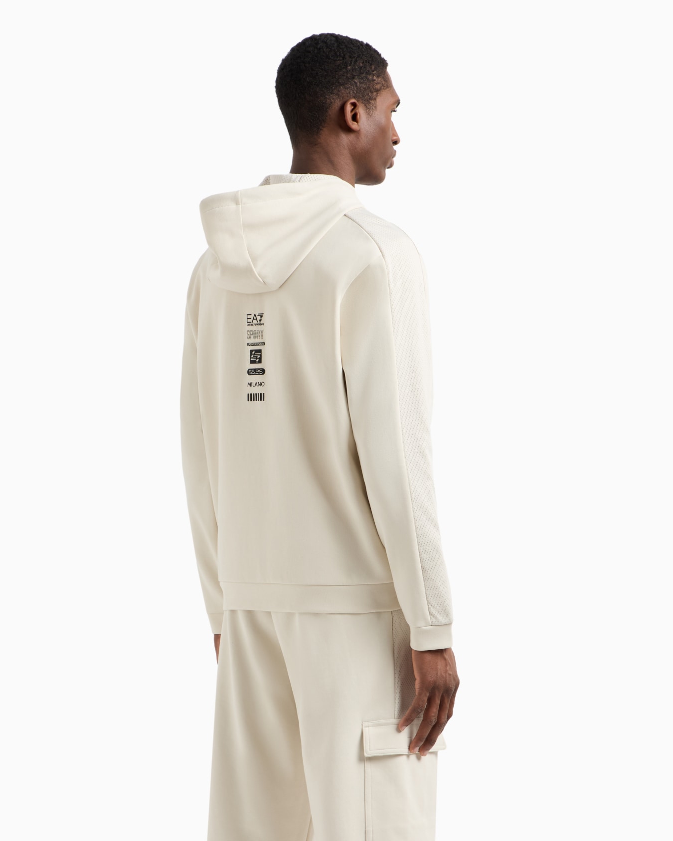 Cotton-blend hooded sweatshirt  Slide 2