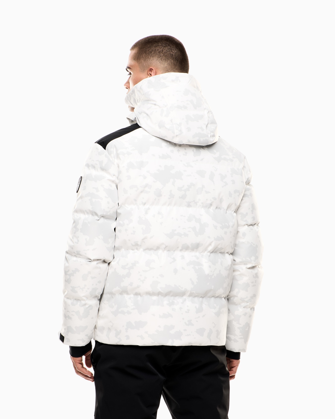 Technical ski down jacket in ripstop fabric Slide 2