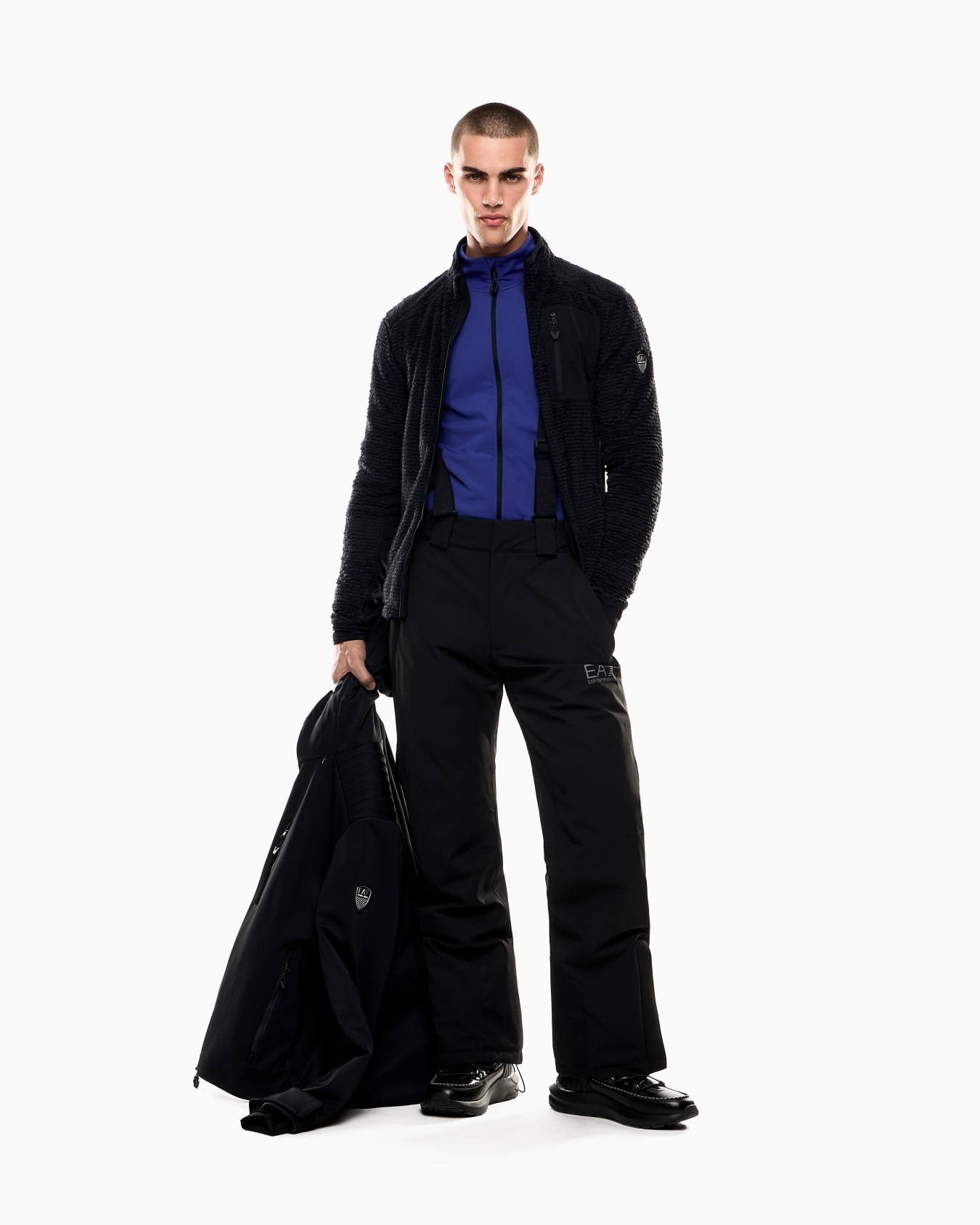 Technical ski trousers with STRATUM7 padding Slide 1