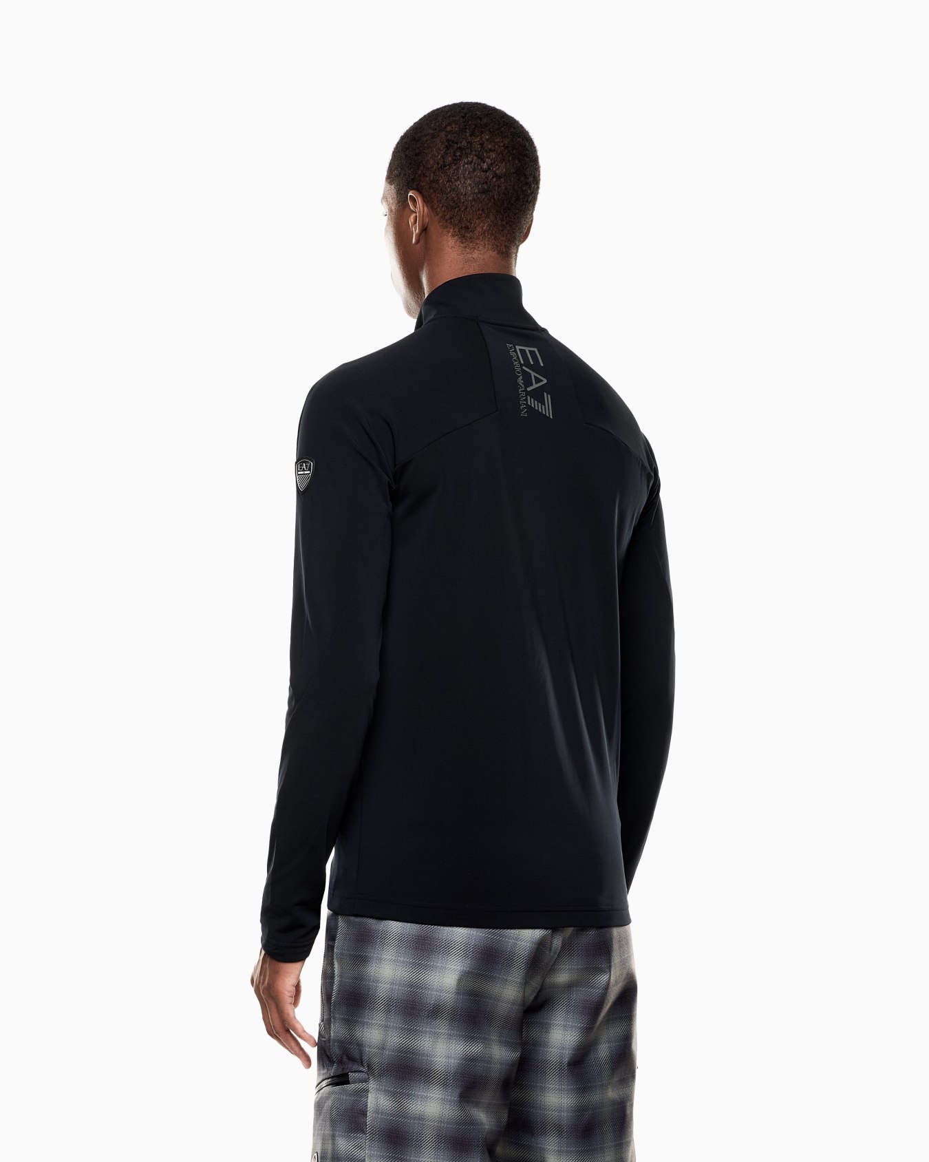 Technical ski fleece in Powerstretch technical fabric Slide 2