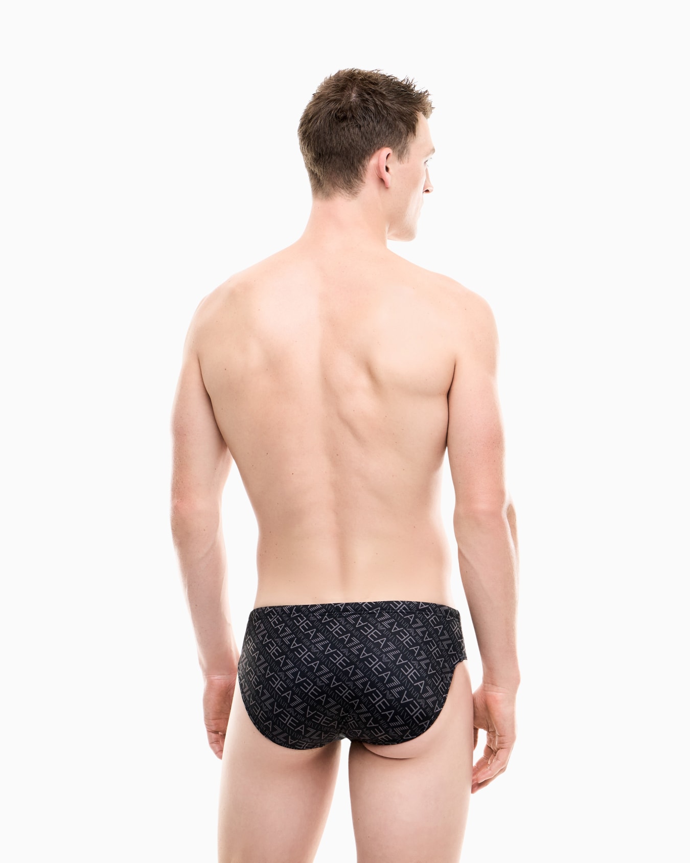  Graphic Series swim briefs with monogram print Slide 2