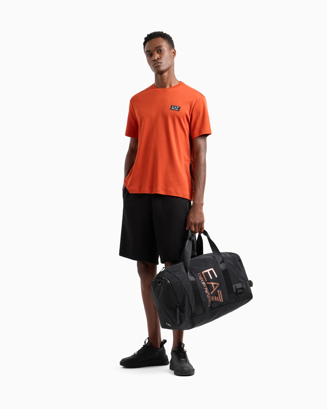 Logo Series cotton blend jersey T-shirt Slide 1
