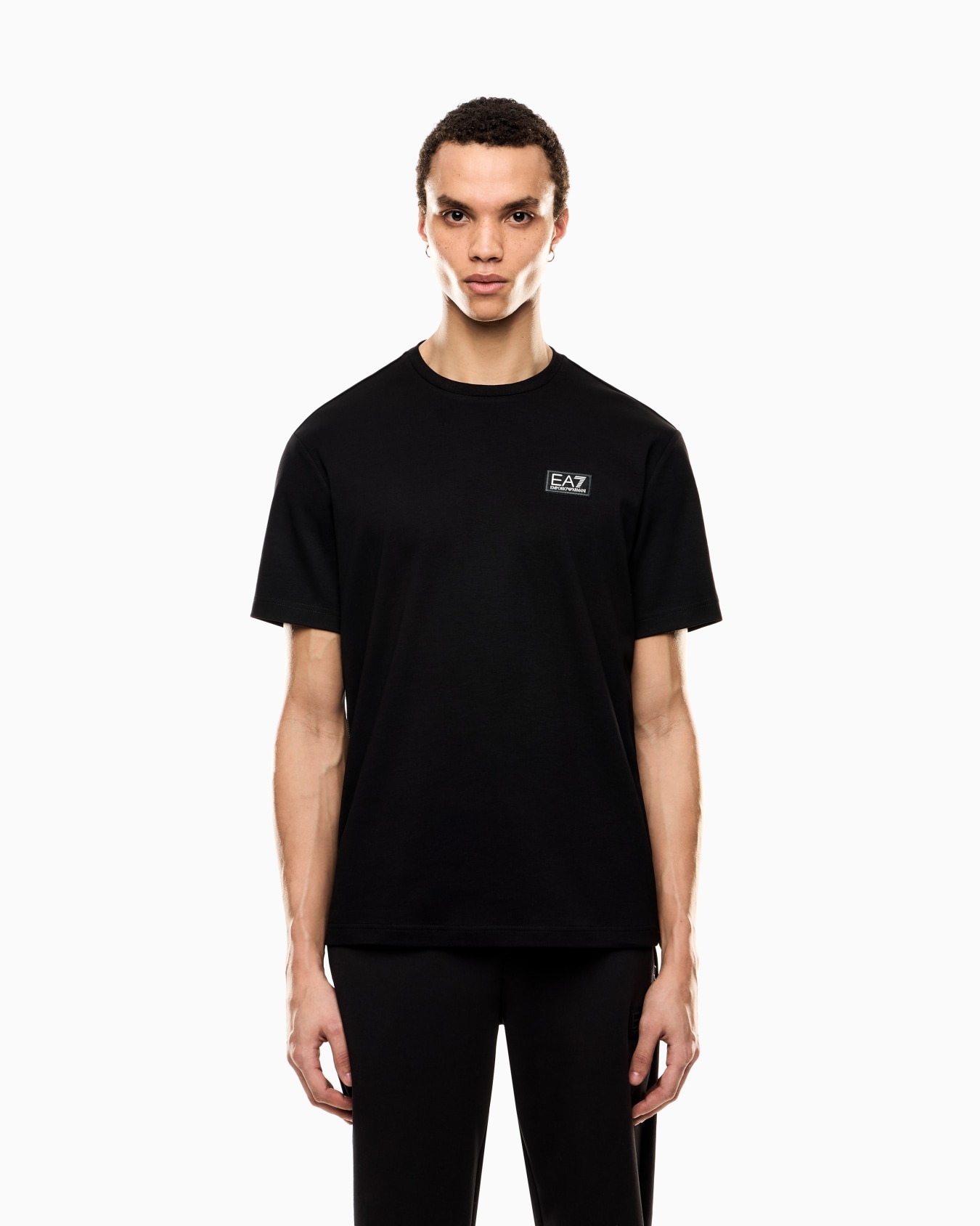 Logo Series cotton blend jersey T-shirt Slide 3