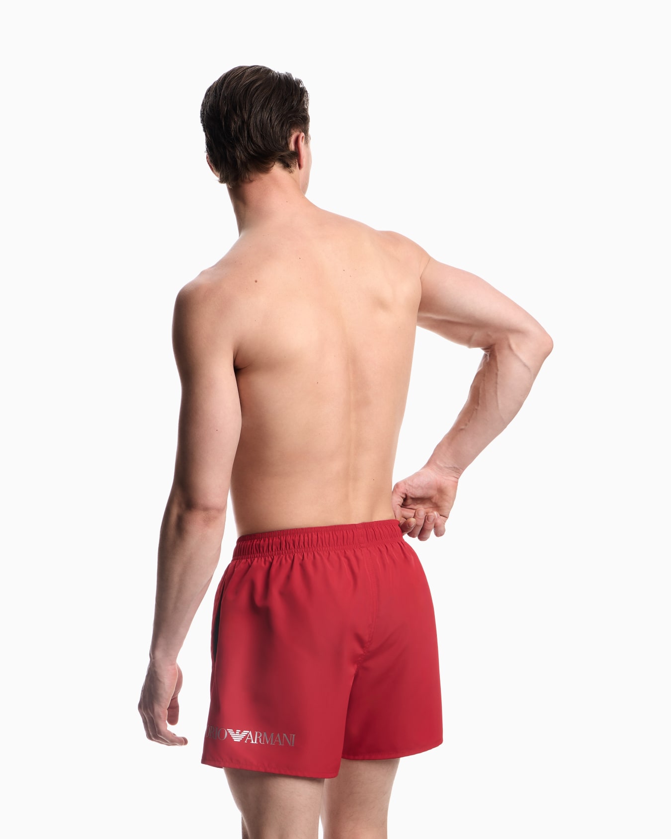 Swim trunks with logo Slide 2