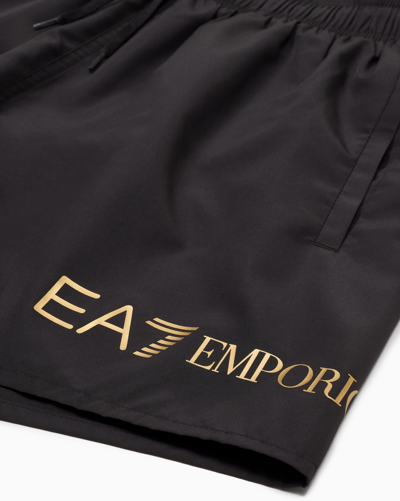 Swim trunks with logo Slide 3