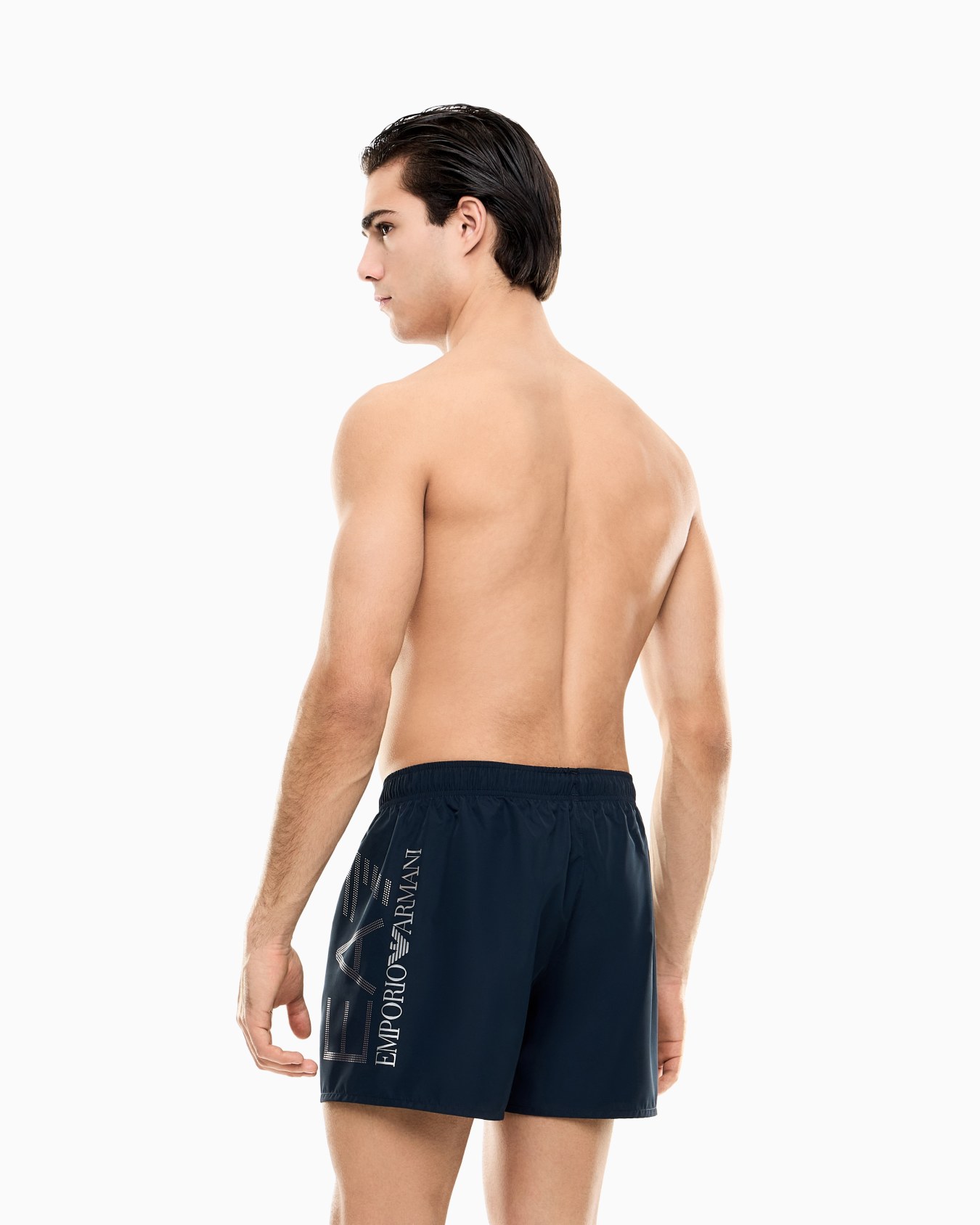 Boxer de bain avec grand logo Diapositive 2