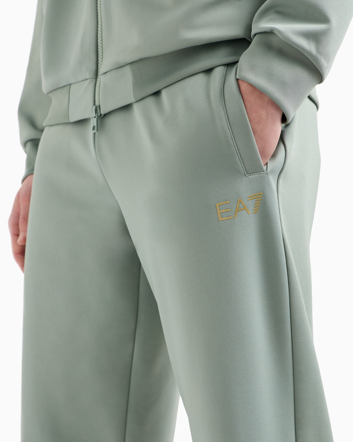 Soccer stretch-twill tracksuit Slide 4