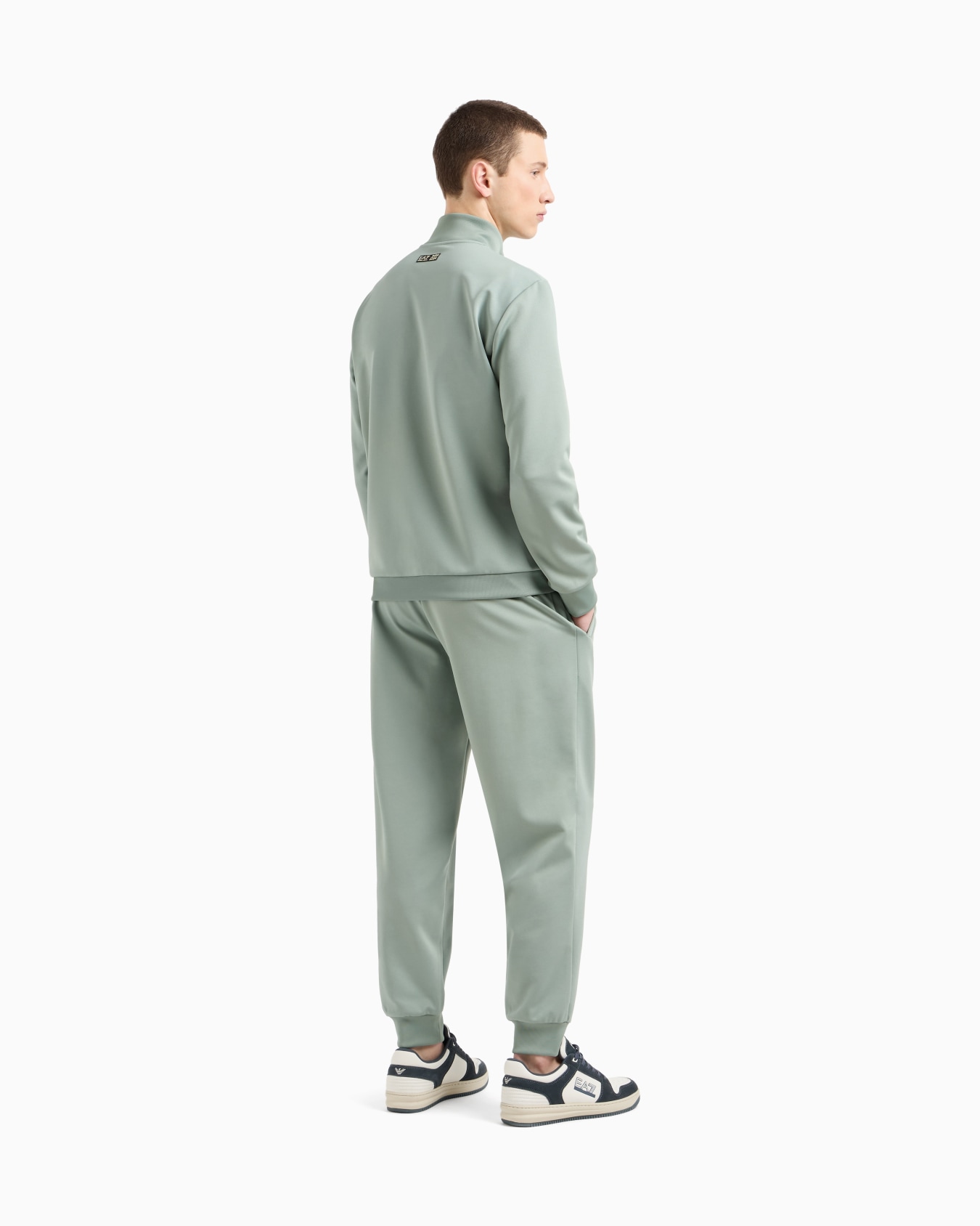 Soccer stretch-twill tracksuit Slide 2