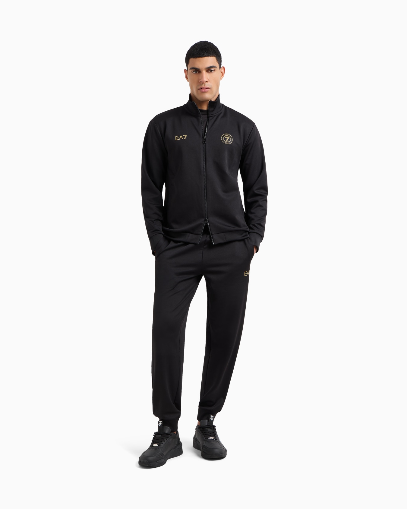 Soccer stretch-twill tracksuit Slide 2
