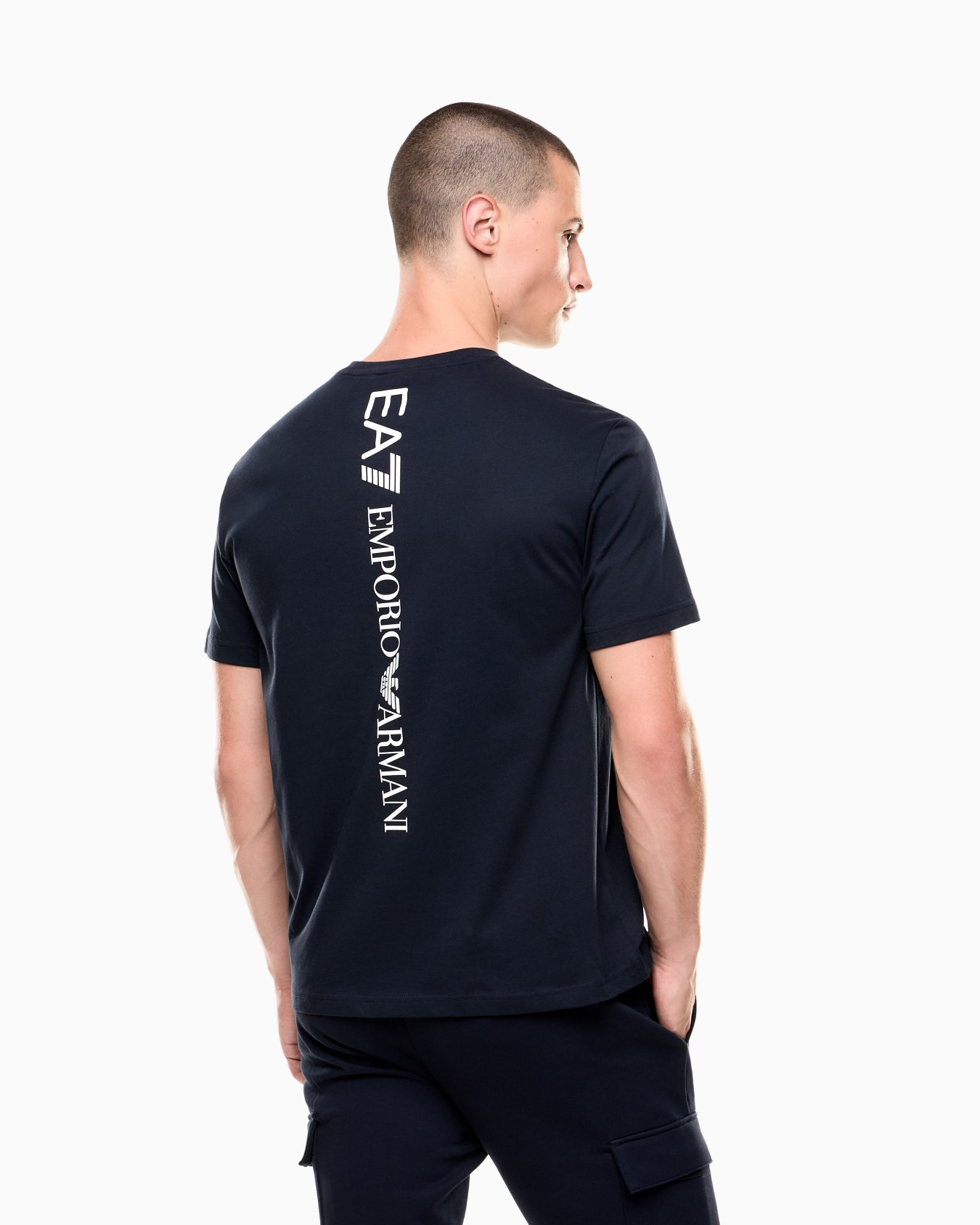 Camiseta de punto de algodón Logo Series Diapositiva 2
