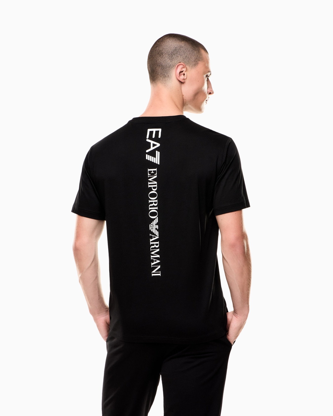Camiseta de punto de algodón Logo Series Diapositiva 2
