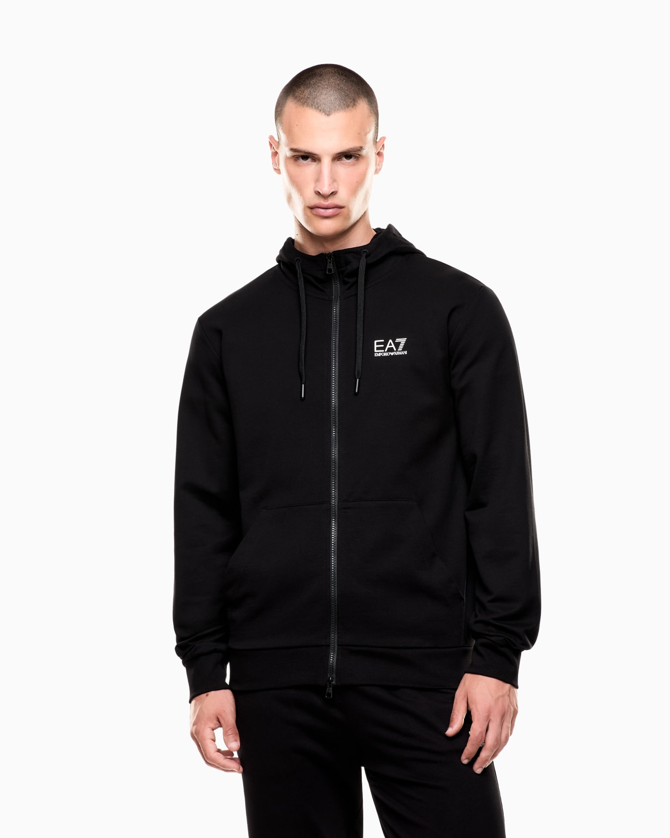 Sudadera de algodón con capucha Logo Series Diapositiva 3