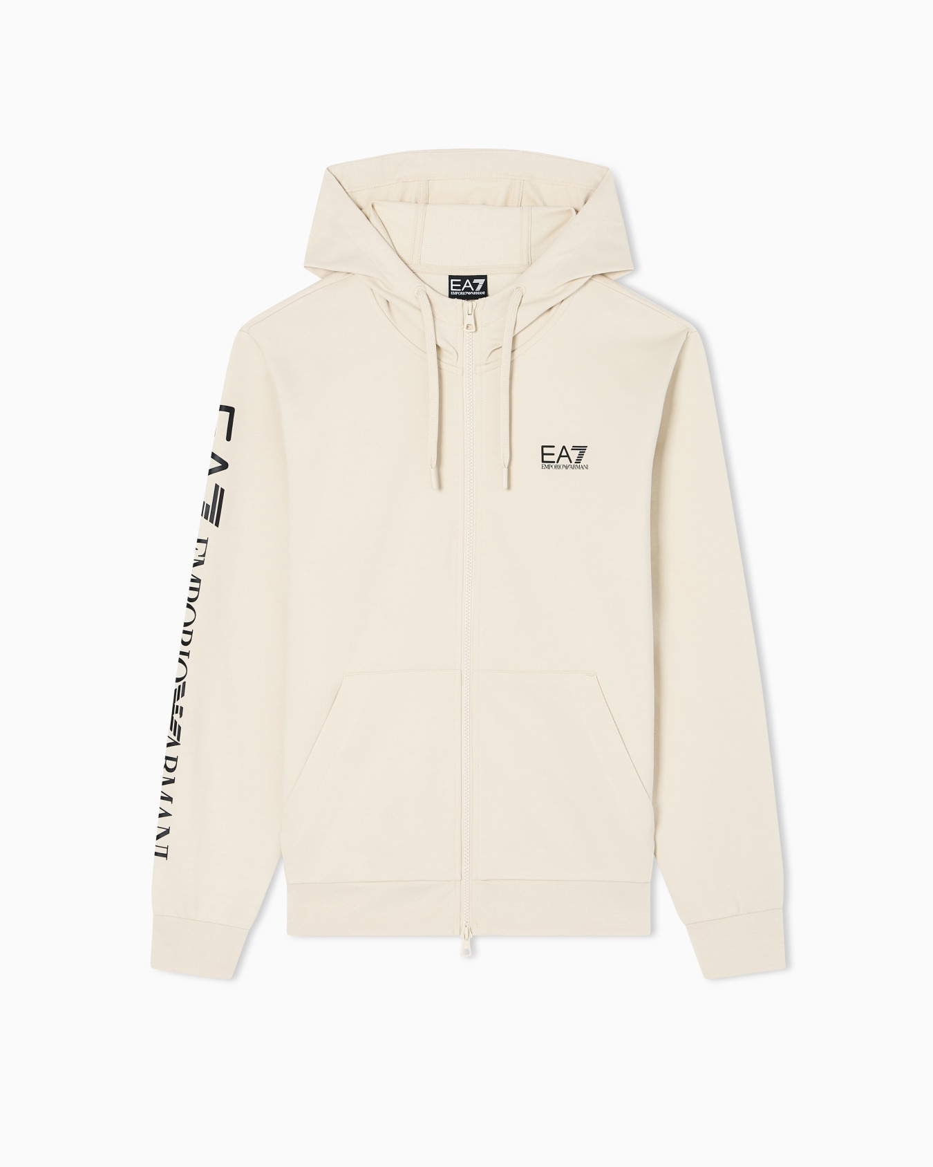 Logo Series hooded cotton sweatshirt Slide 0