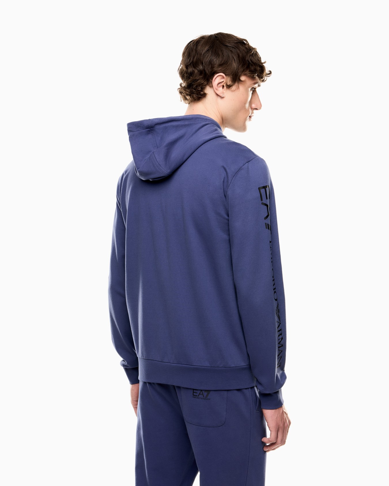 Logo Series hooded cotton sweatshirt Slide 2