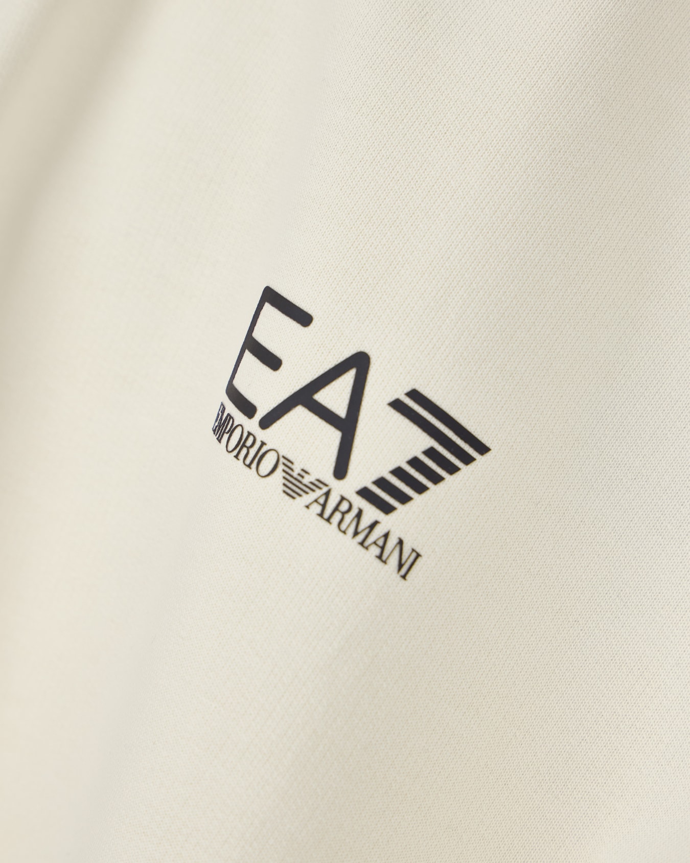 Sudadera de algodón logo series con capucha y bolsillo Diapositiva 2