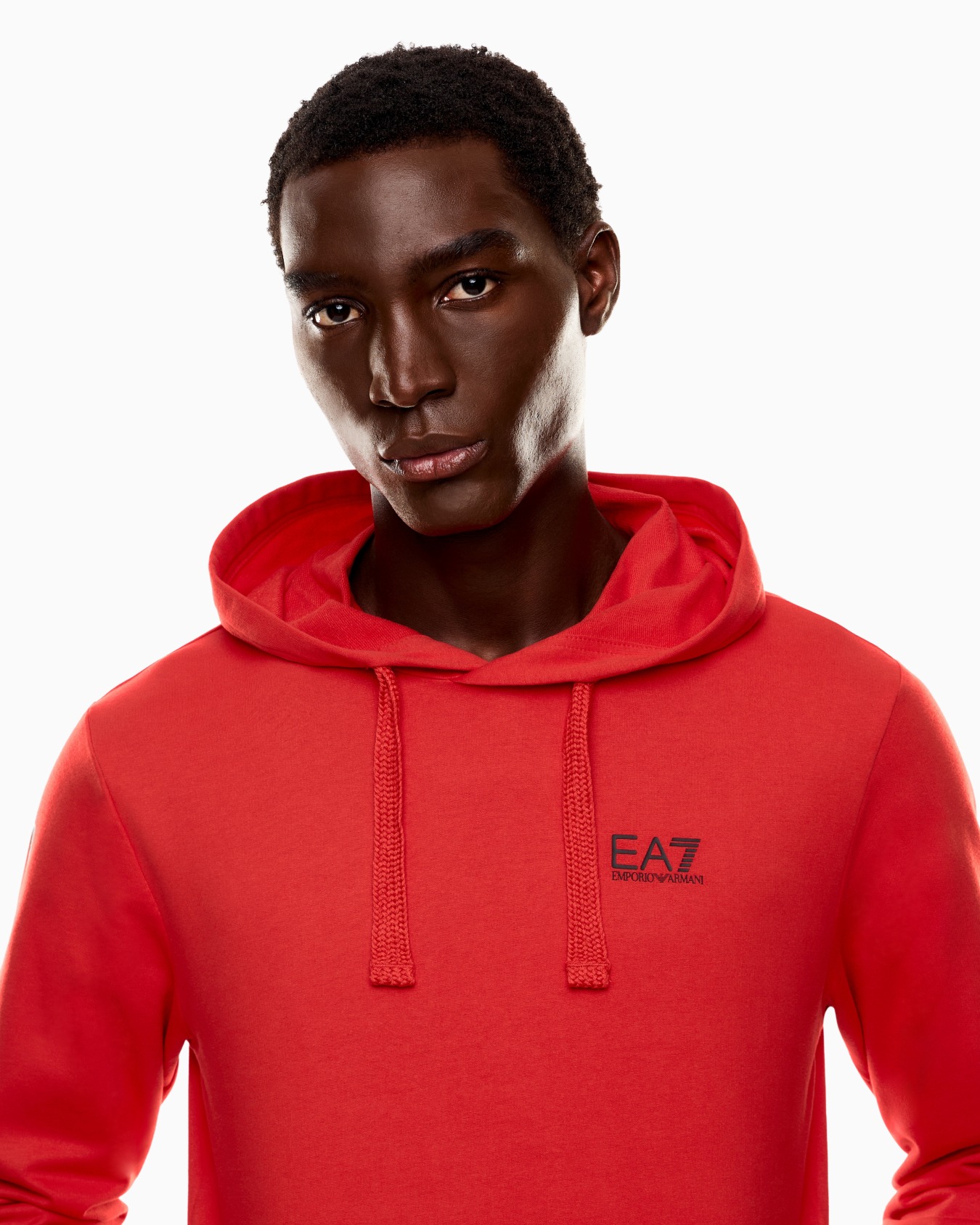 Logo Series cotton hooded, zip-up sweatshirt Slide 4