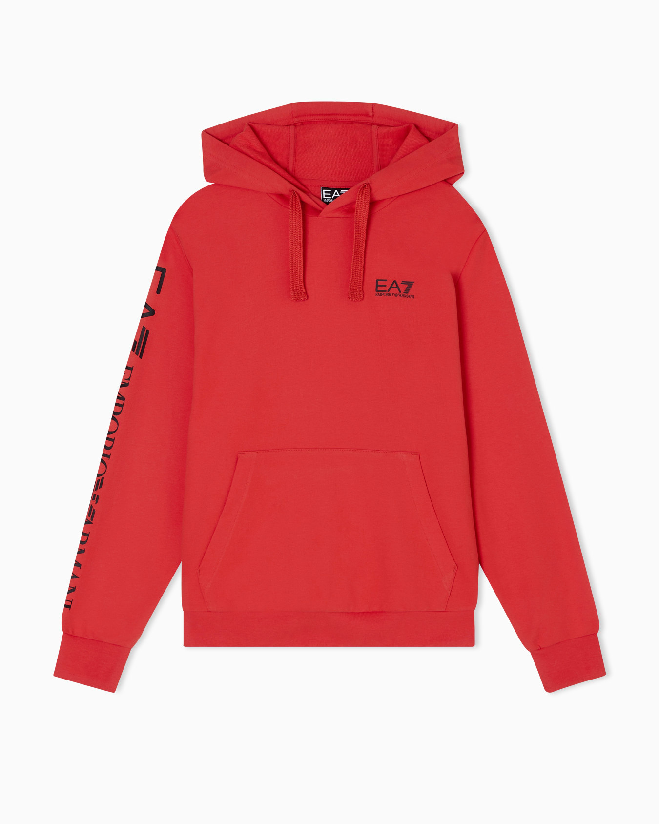 Logo Series cotton hooded, zip-up sweatshirt Slide 0