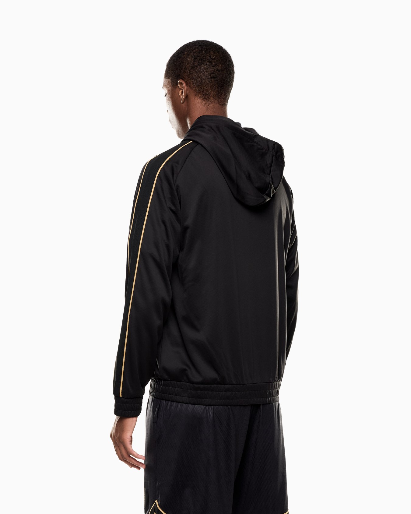 Soccer stretch technical fabric hooded sweatshirt Slide 2