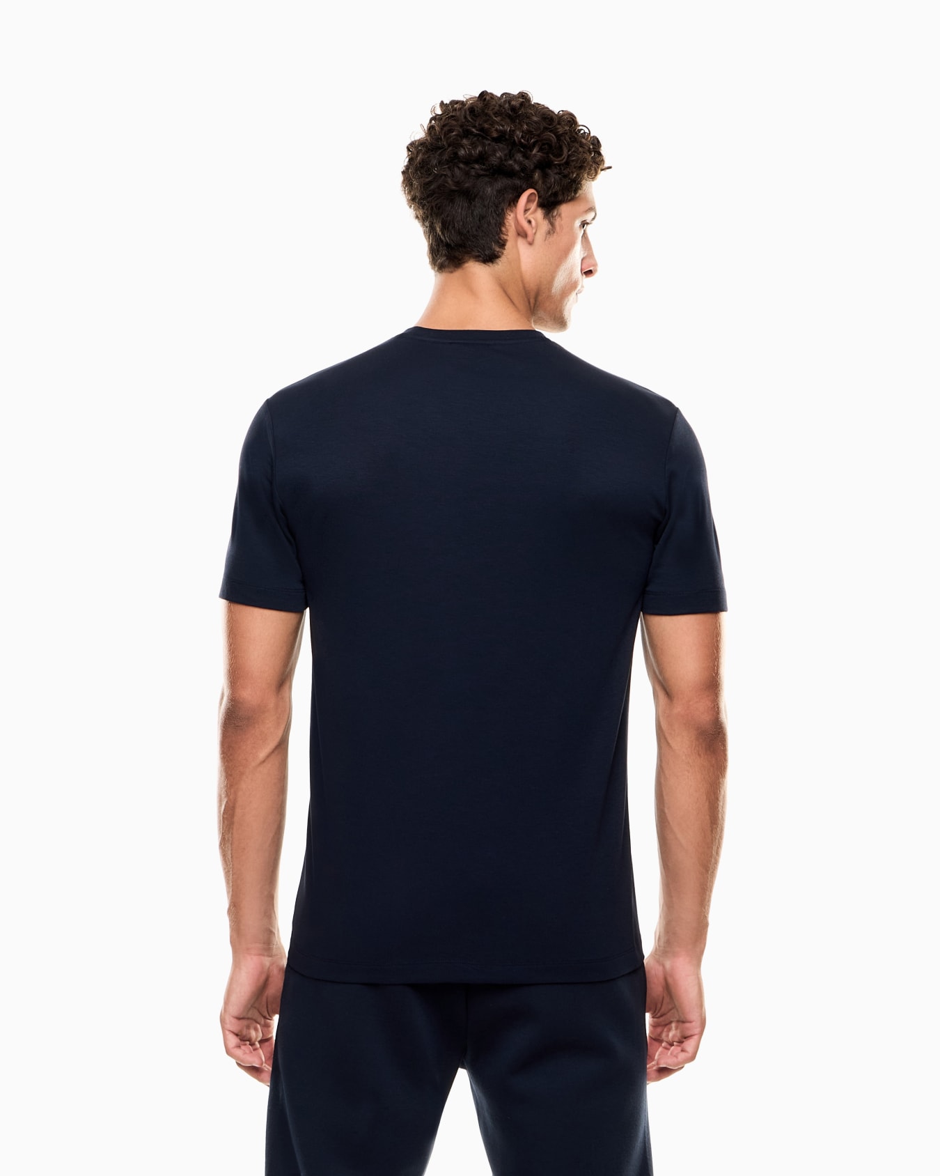 T-shirt à manches courtes Gold Label en mélange de viscose Diapositive 2