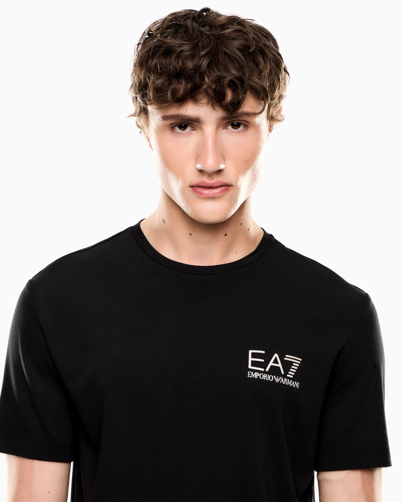 Gold Label short-sleeved T-shirt in a viscose blend Slide 4