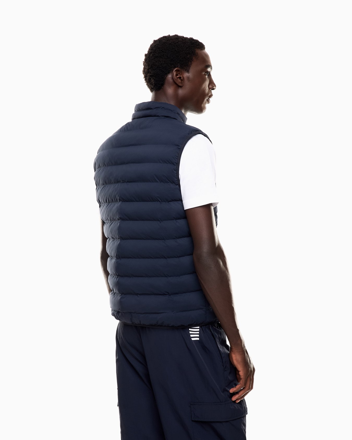 Chaleco acolchado de tejido técnico Diapositiva 2