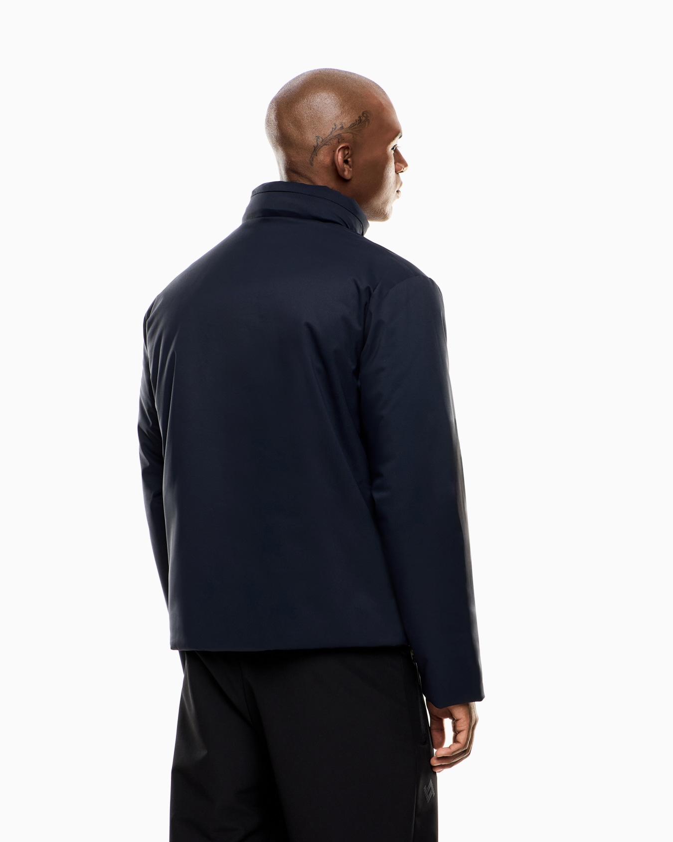 Recycled-fabric padded jacket with hood Slide 3