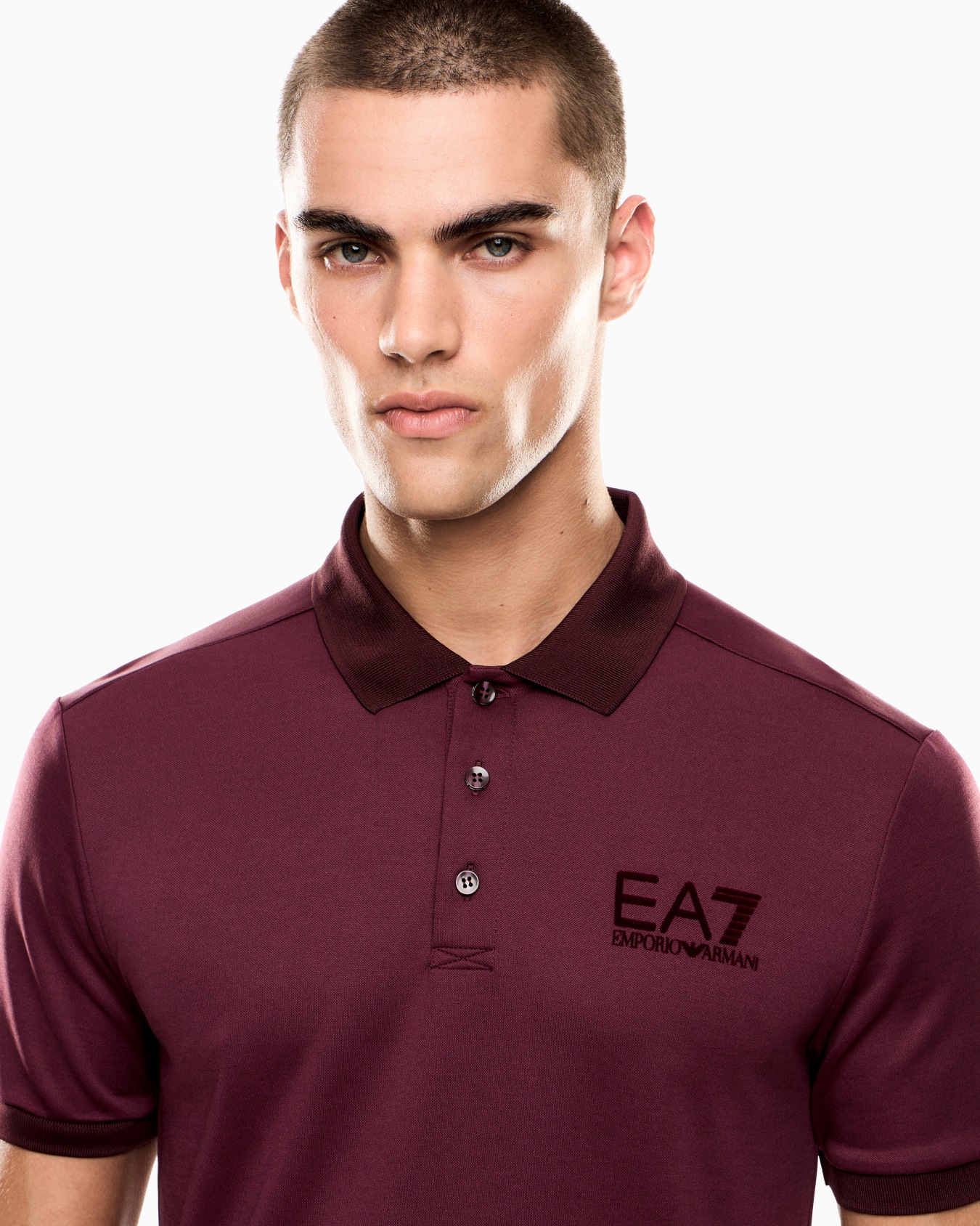 Polo Lux Identity en piqué de modal mélangé Diapositive 4