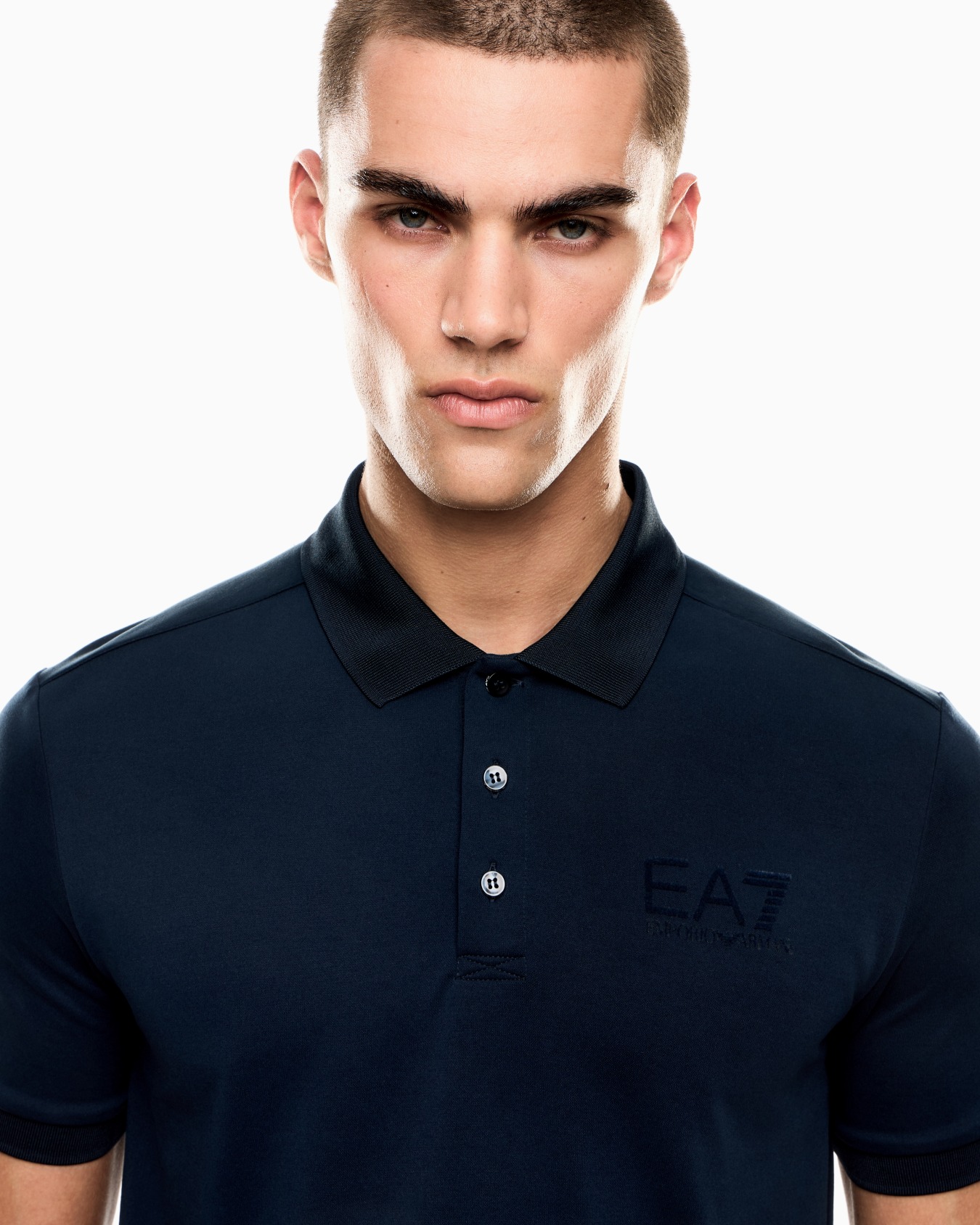 Lux Identity polo shirt in a modal-blend piqué Slide 4