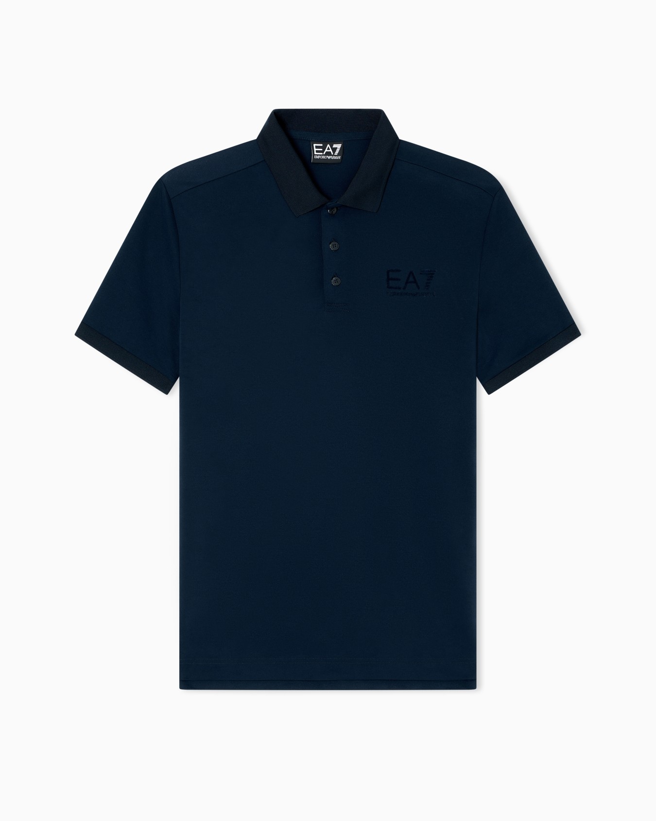 Lux Identity polo shirt in a modal-blend piqué Slide 0