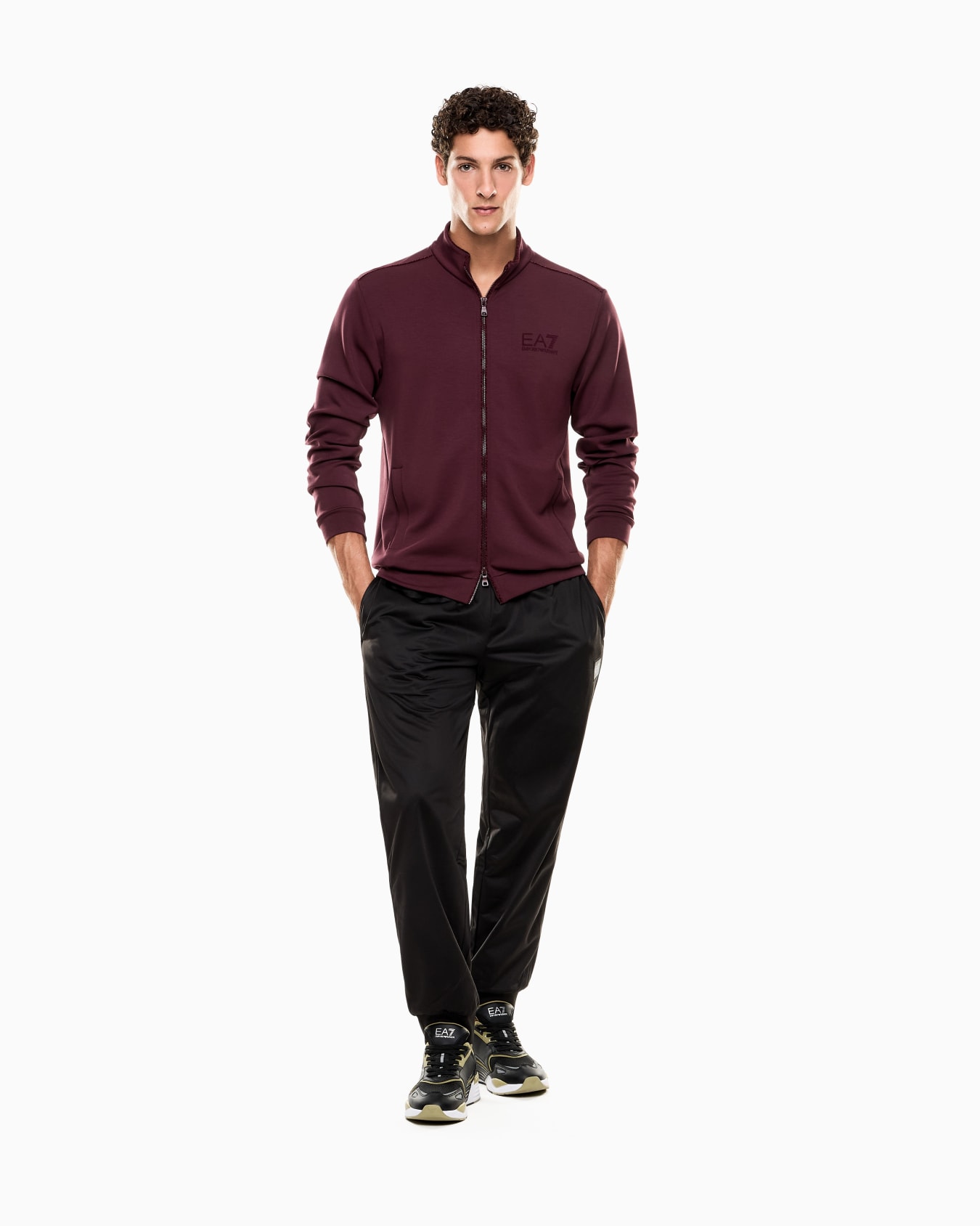 Sweat-shirt Lux Identity en interlock de mélange de modal Diapositive 1